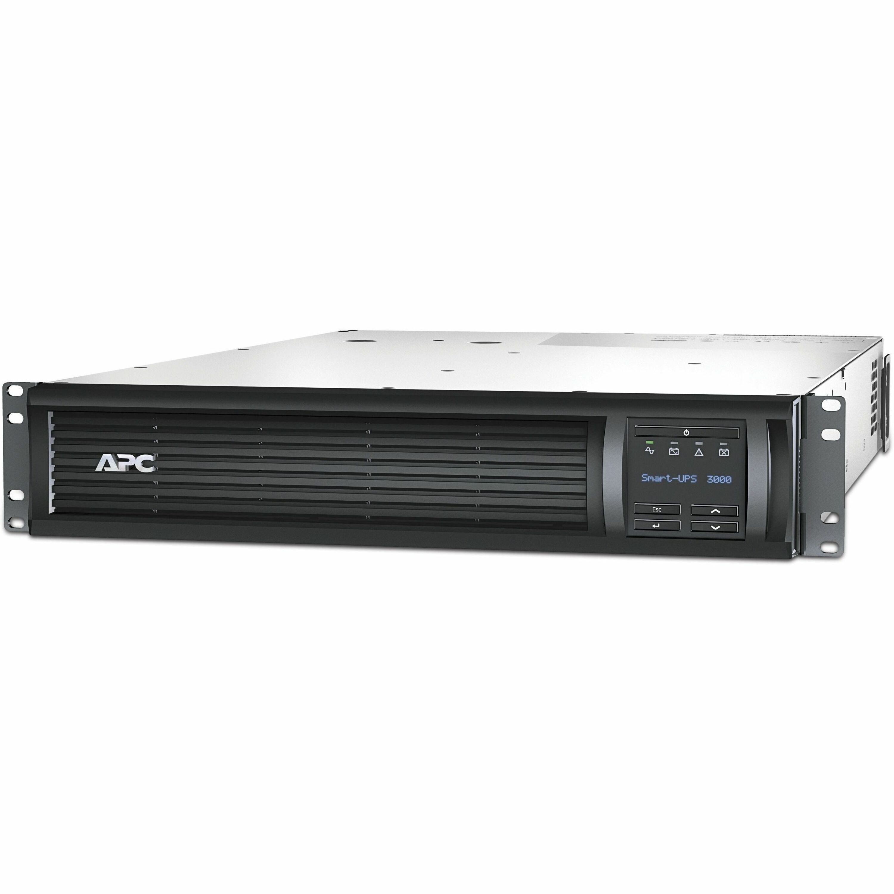 APC Smart-UPS 3000VA Rack-mountable UPS 3000 VA/2700 W 208 V AC  Minute 2U Rack-mountable Minute x NEMA L6-20R SMT3000RMT2U  003775589237