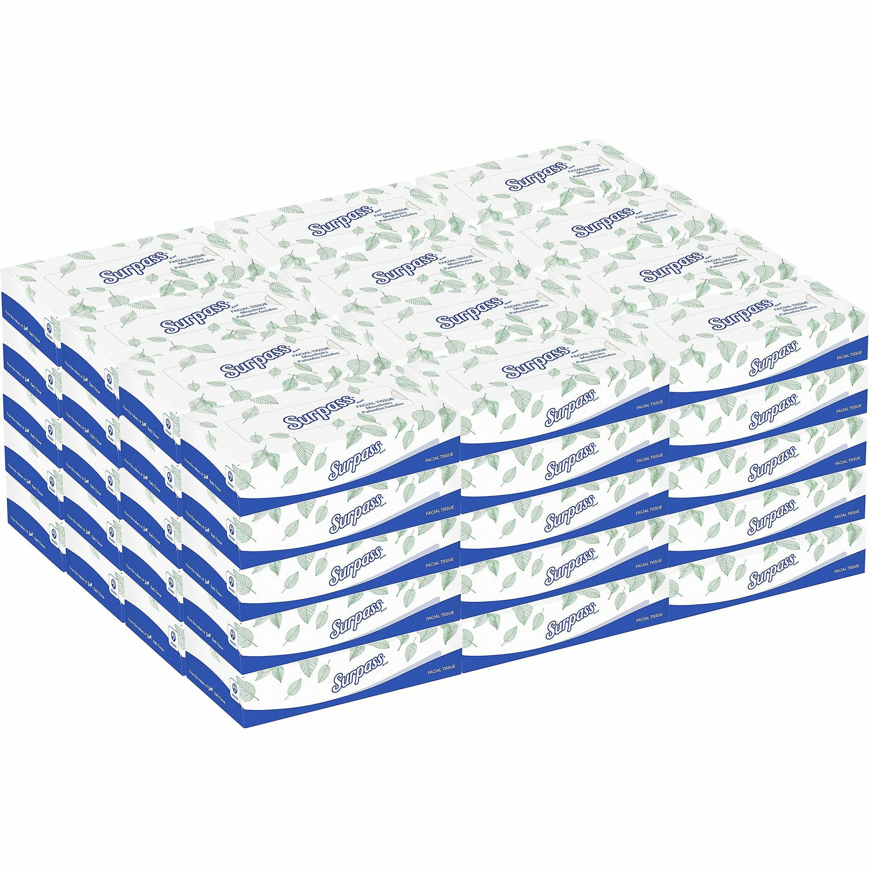 Kleenex 2-Ply Facial Tissue - 2 Ply - 8.40 x 5.50 - White - Soft, Absorbent