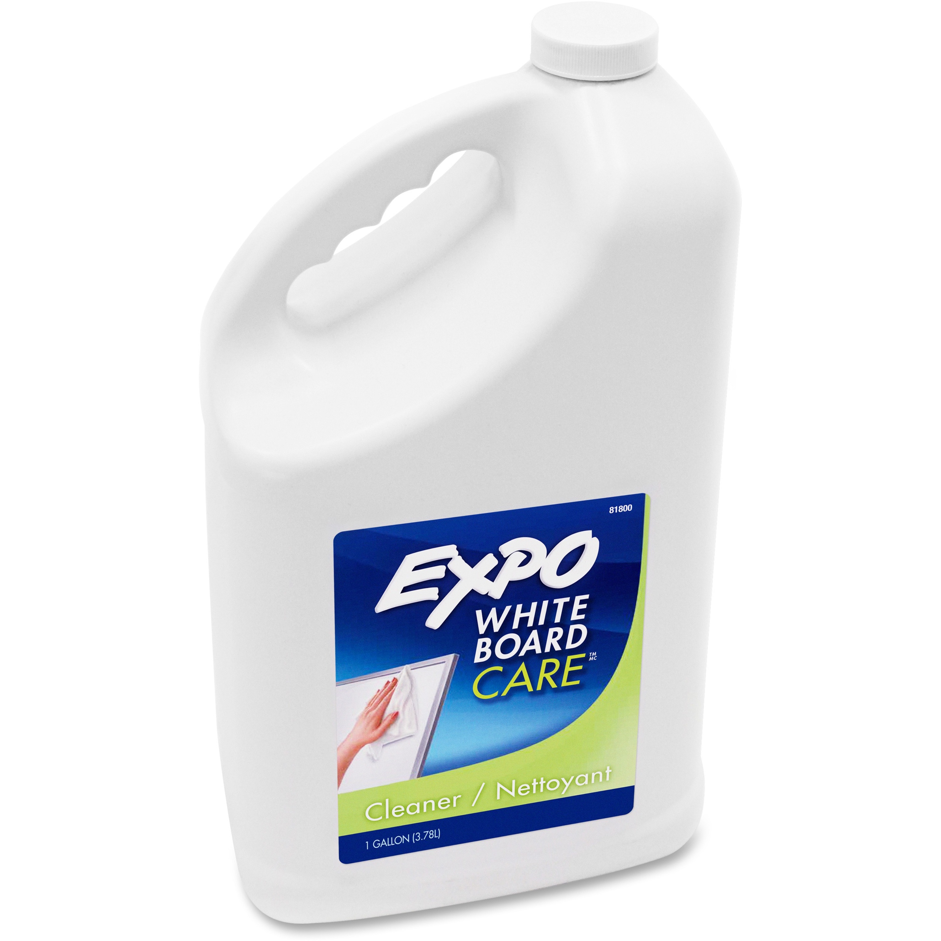 Total Office Supply :: Office Supplies :: Boards  Easels :: Board  Accessories :: Board Cleaners  Wipes :: Expo Gallon White Board Cleaner  3.79 L Non-toxic, Stain Resistant, Ghost Resistant Clear 1Each