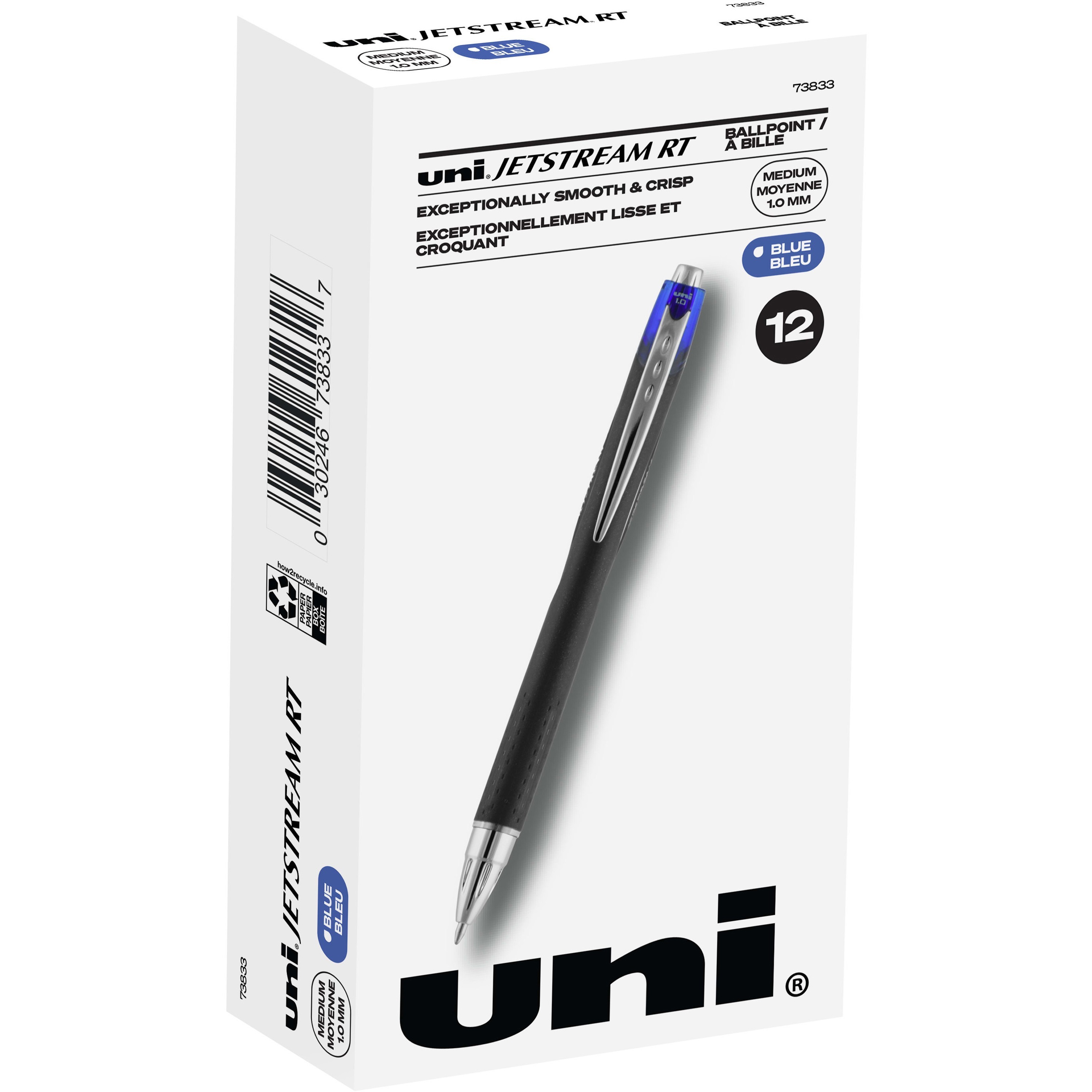 Paper Mate® InkJoy™ Quatro Retractable Ballpoint Pens, Medium Point, 1.0  mm, White Barrels, Assorted Ink Colors, Pack Of 3