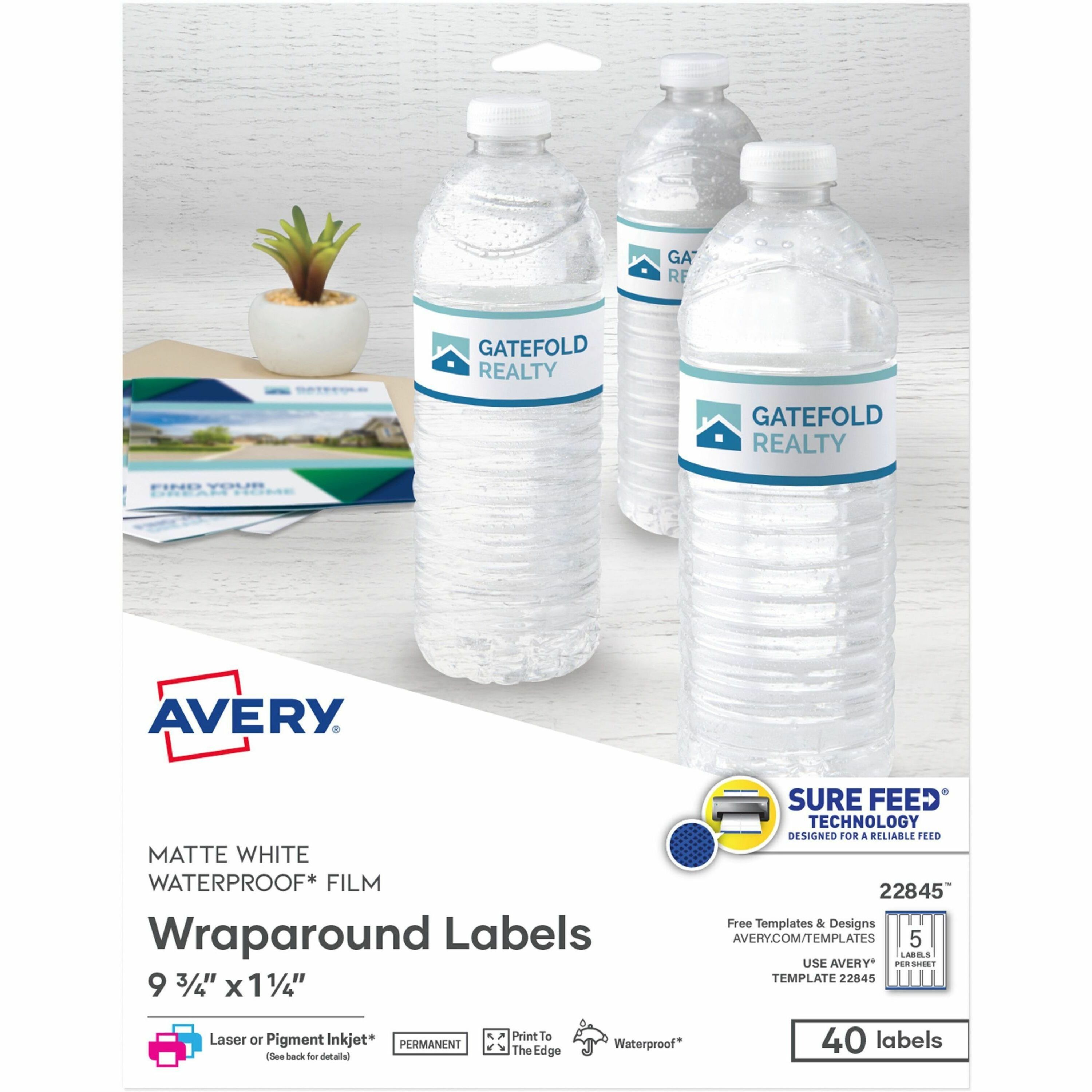 Download Avery 22845 Durable Wraparound Labels Office Depot