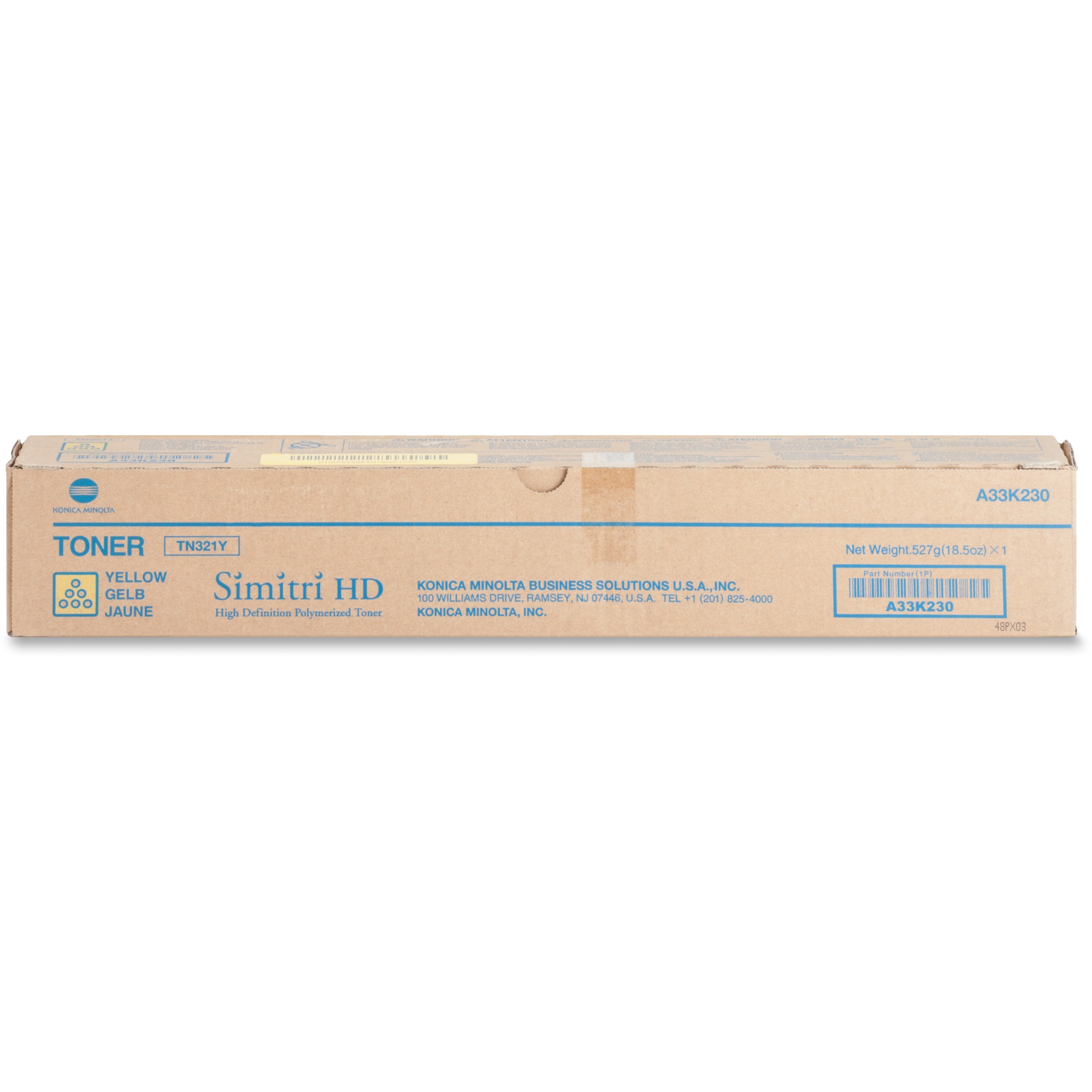 Konica Minolta Original Laser Toner Cartridge - Yellow - 1 Each