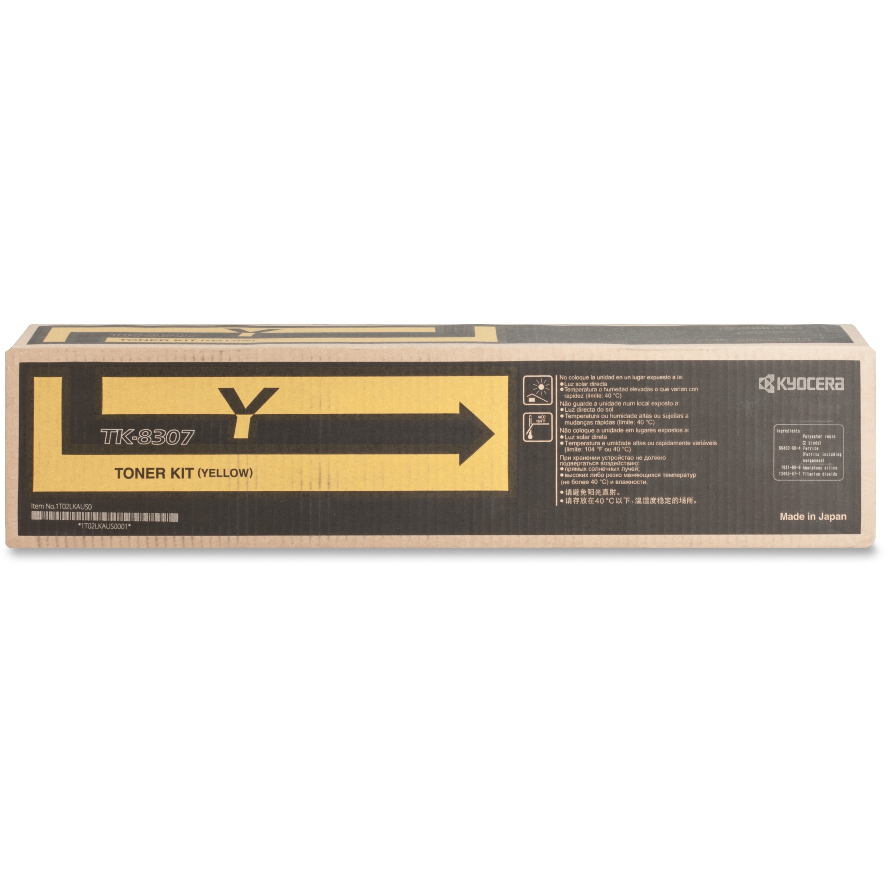 Kyocera Original Laser Toner Cartridge - Yellow - 1 Each