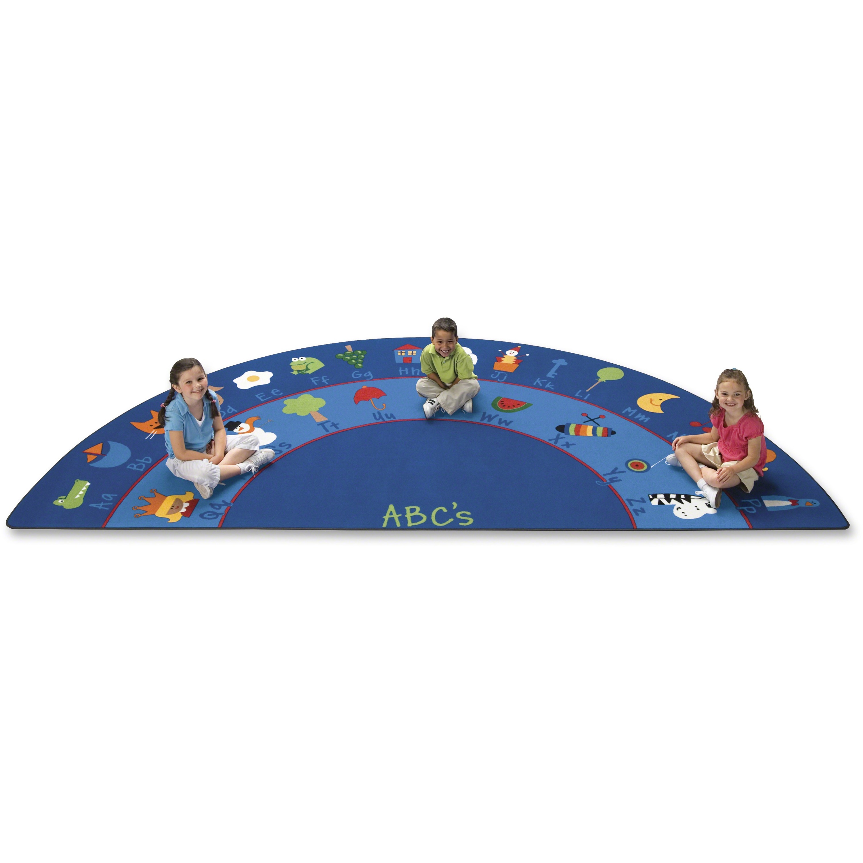 Carpets for Kids&reg; Premium Fun With Phonics Semi-Circle Rug