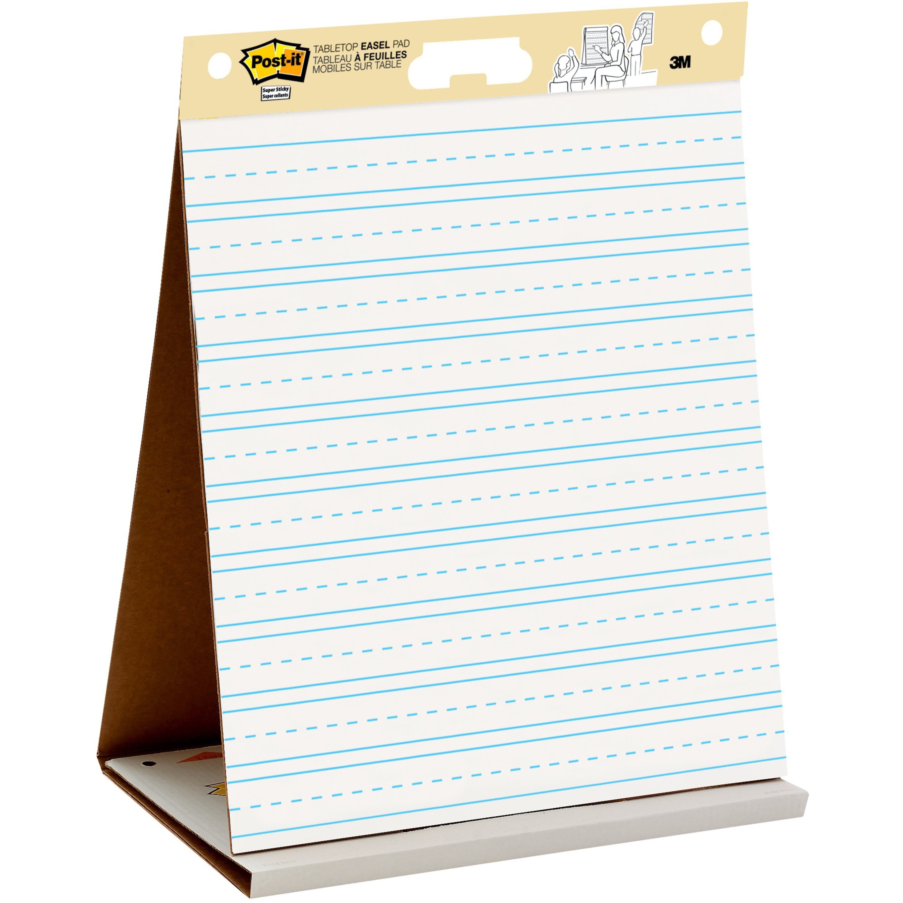 3M Bleed Resistant Flip Charts 25 x 30 White 40 Sheets Per Pad Pack Of 2  Pads - Office Depot