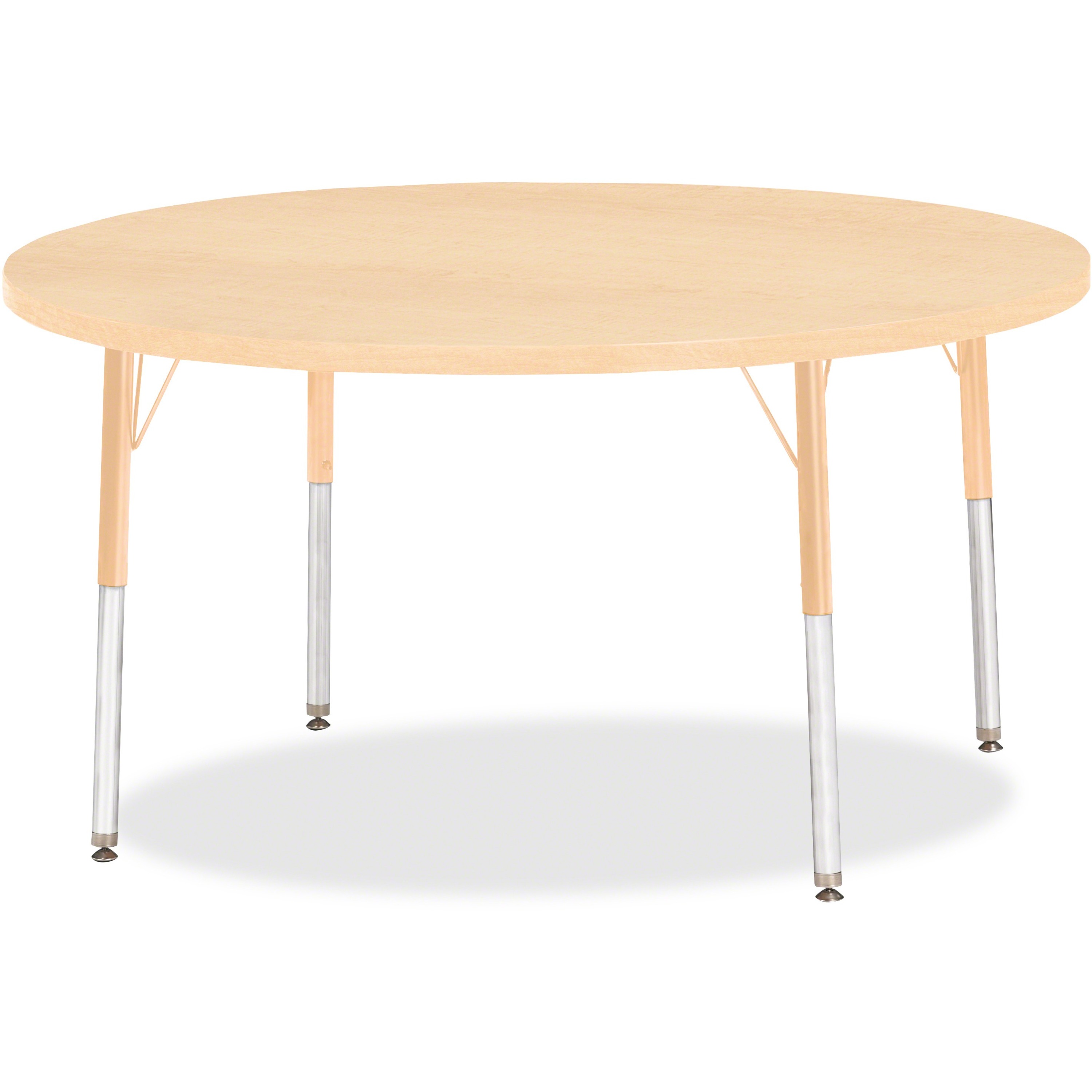 Jonti-Craft Berries Adult Height Maple Top/Edge Round Table