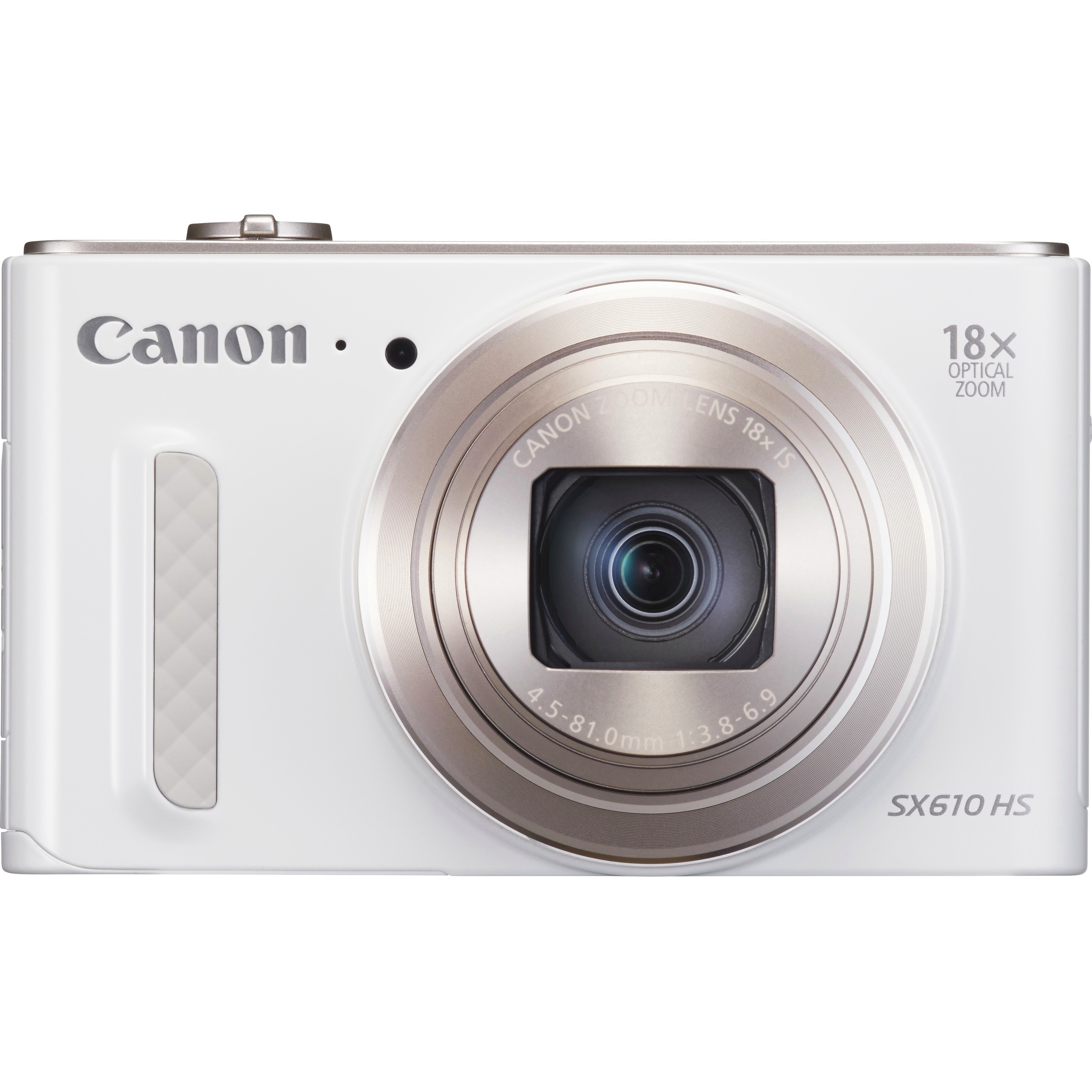 Open Box: Canon PowerShot SX610 HS White 20.2 MP 25mm Wide Angle 