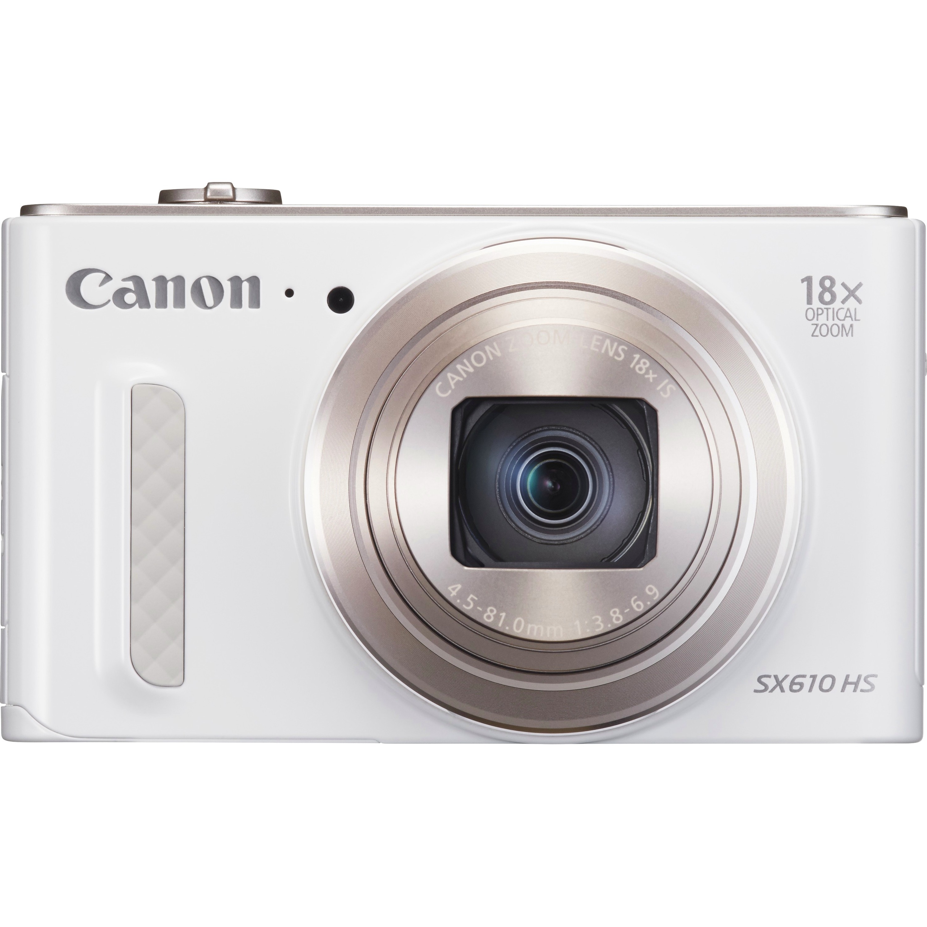 Open Box: Canon PowerShot SX610 HS White 20.2 MP 25mm Wide Angle