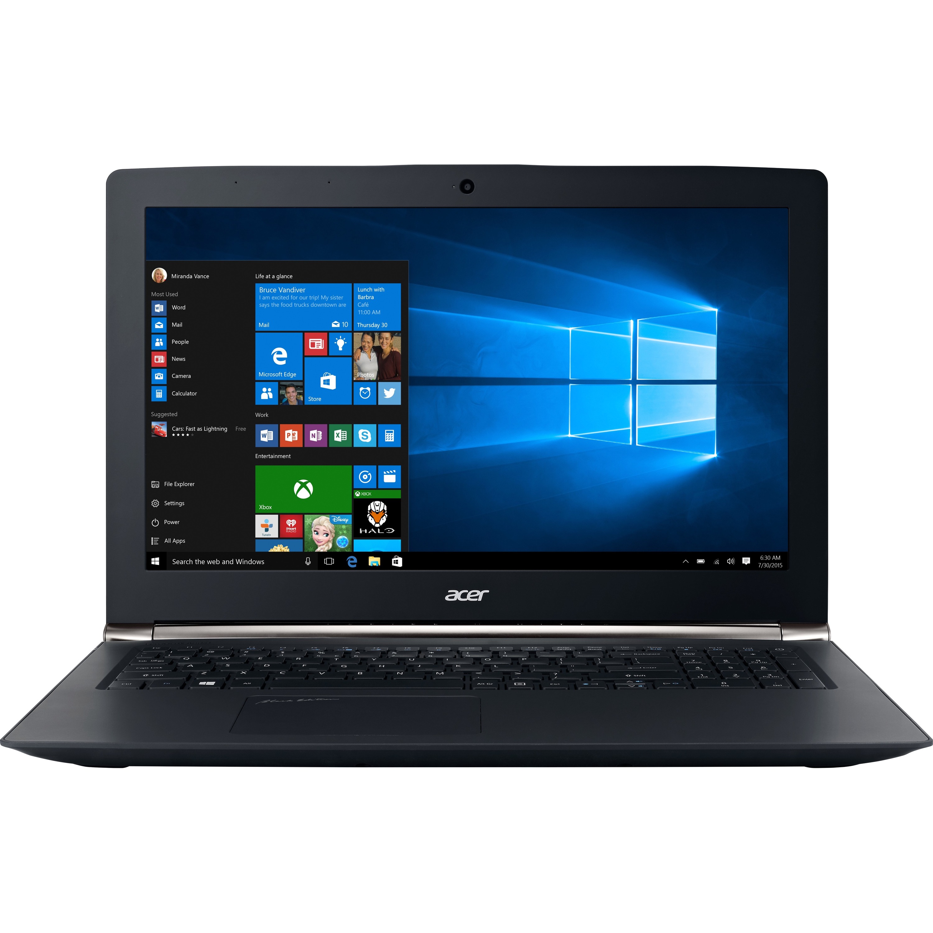 Acer VN7-592G-77LB Gaming Laptop Intel Core i7-6700HQ 2.6 GHz 15.6