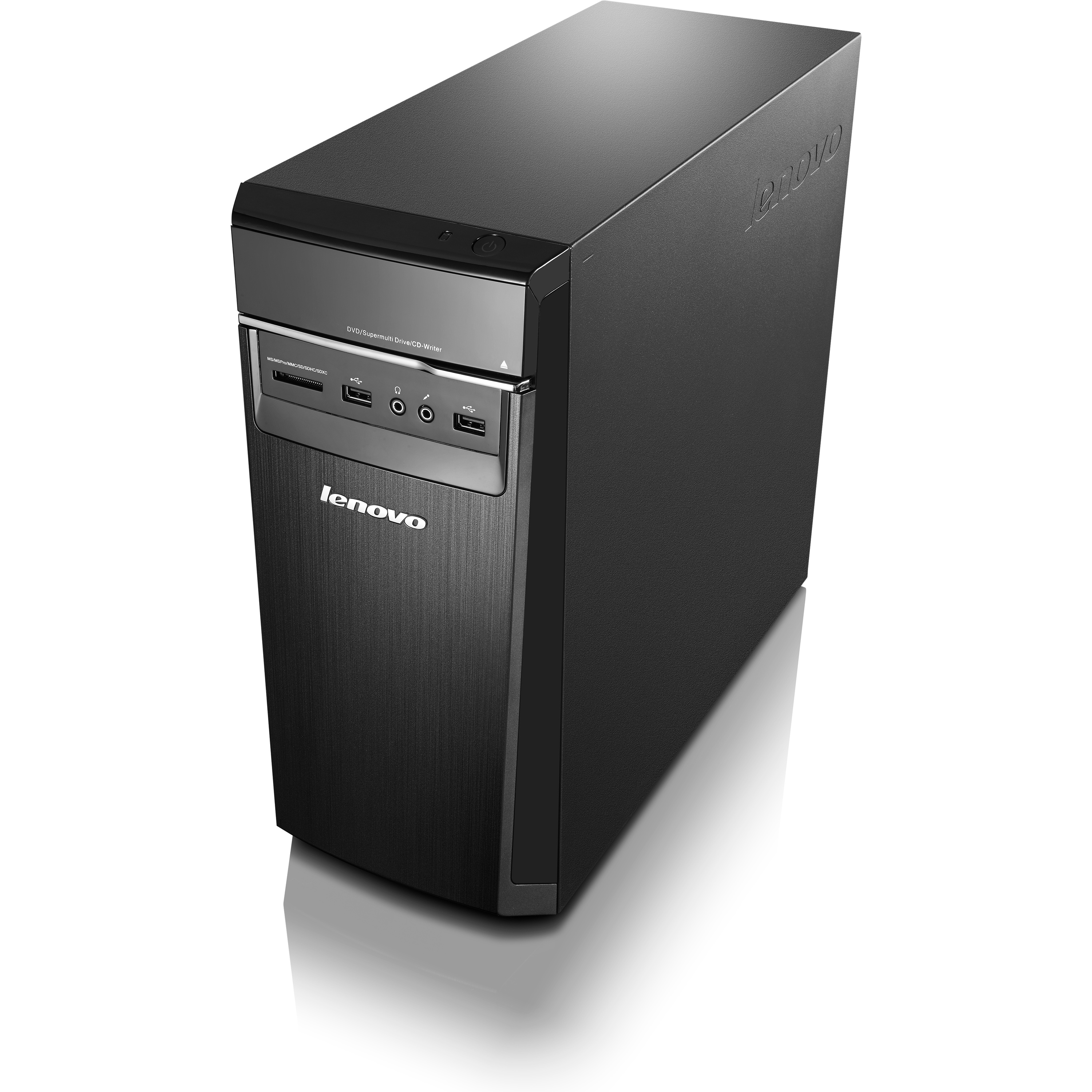 Lenovo H50-05 90BH0037US Desktop Computer - AMD A-Series A6-6310 1.80 GHz -  4 GB RAM DDR3 SDRAM - 1 TB HDD - Mini-tower - Black - CareTek Information  Technology Solutions