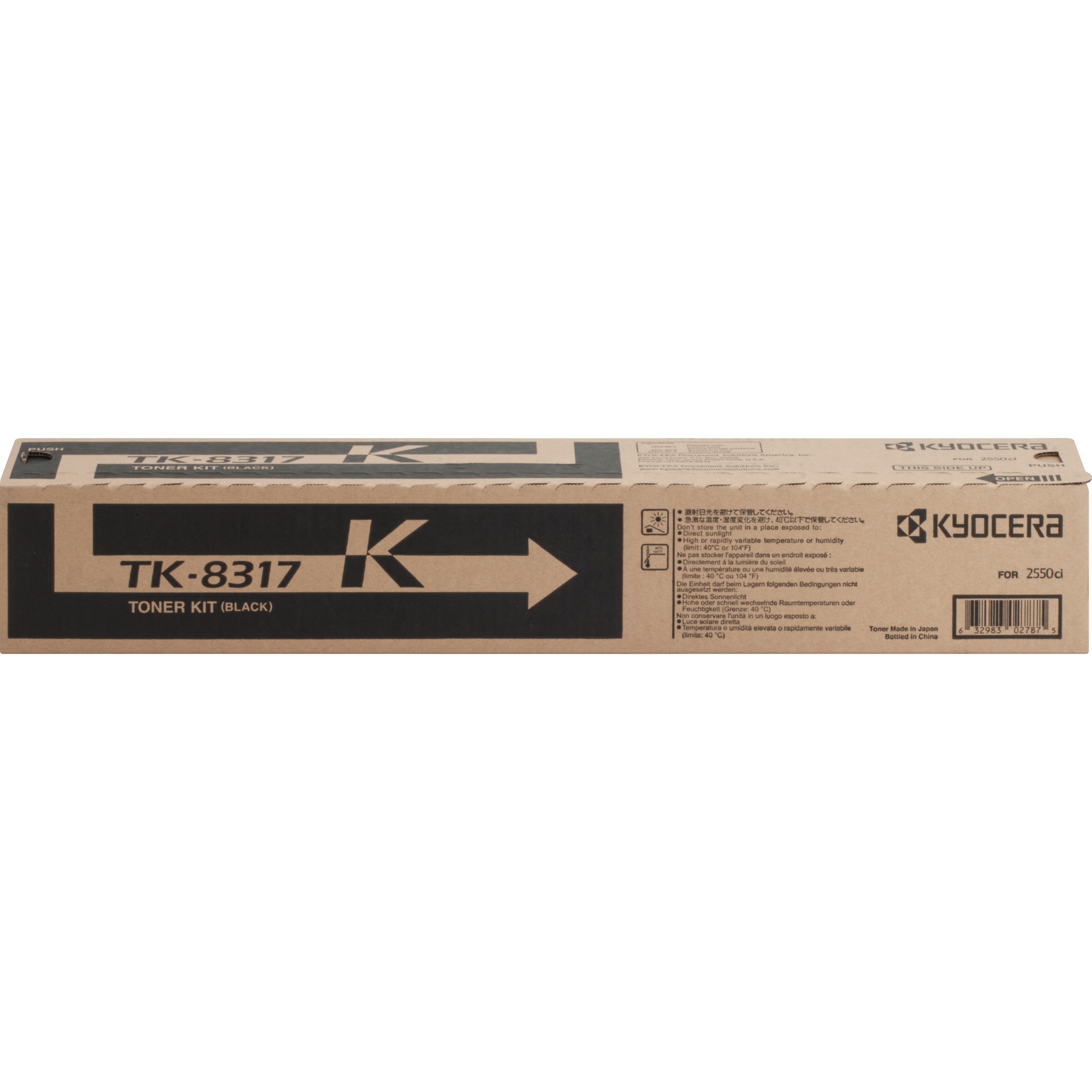 Kyocera TK-8317K Original Laser Toner Cartridge - Black - 1 Each
