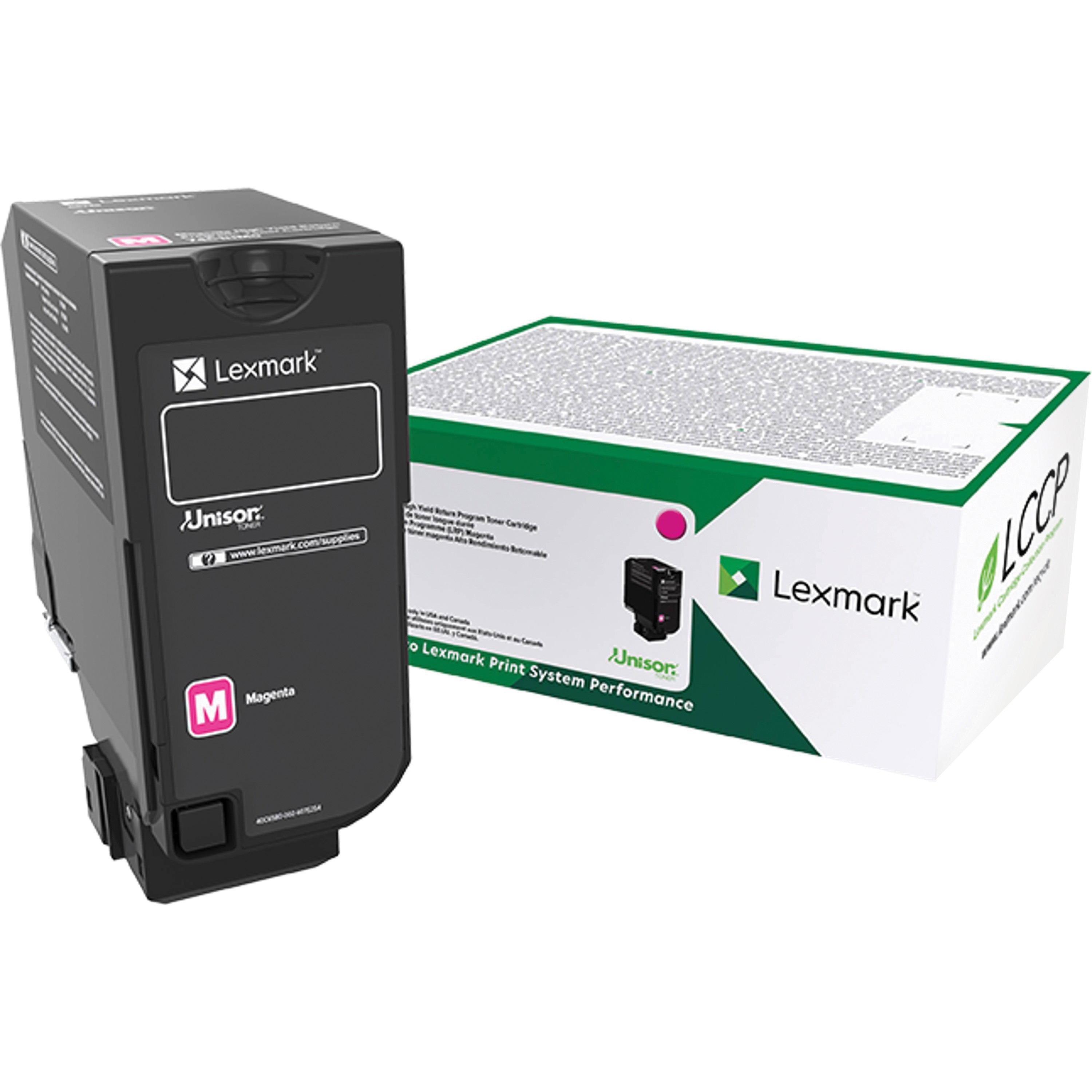 Lexmark Unison Original Standard Yield Laser Toner Cartridge - Magenta - 1 Each
