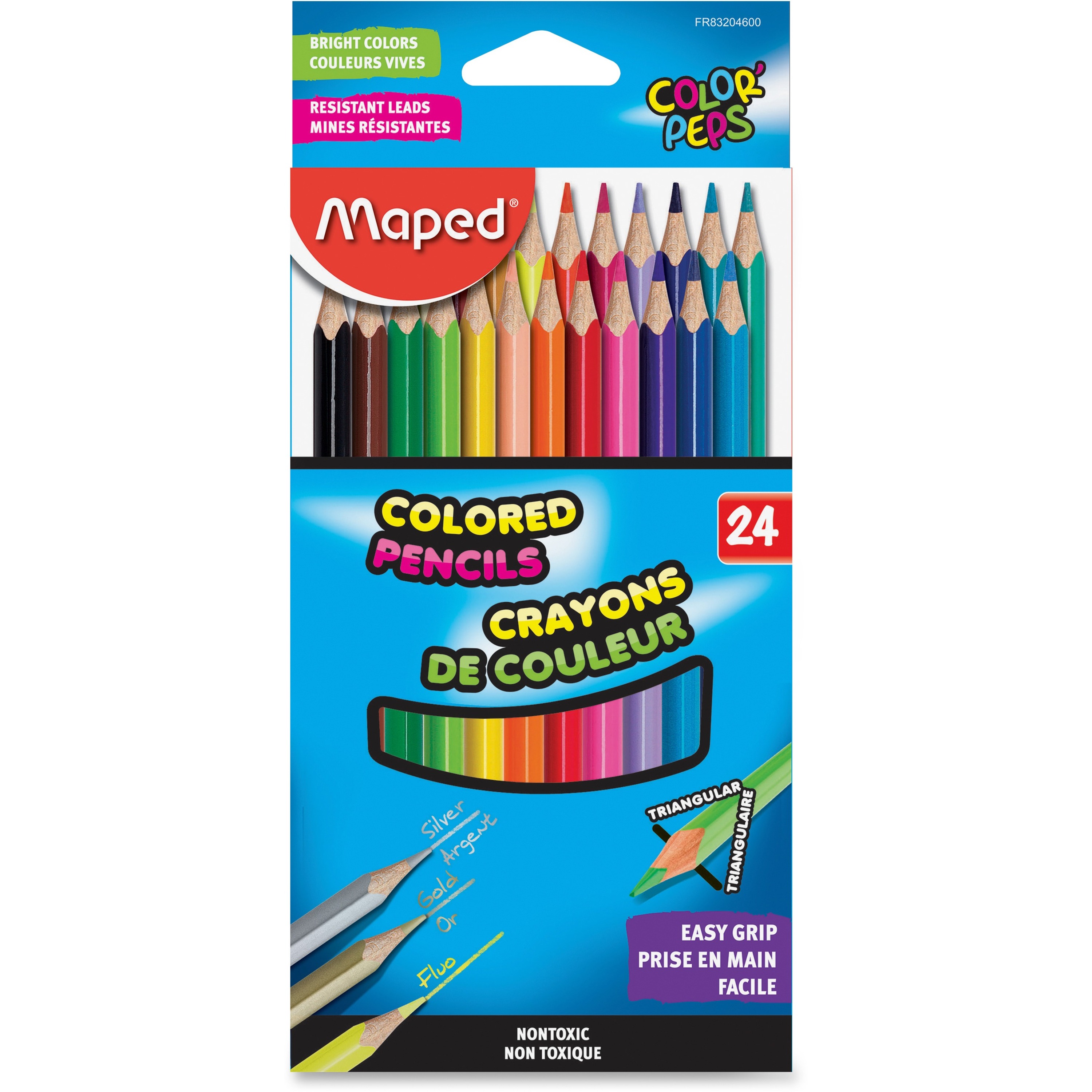 Crayola Erasable Colored Woodcase Pencils, 3.3 mm - 24 count