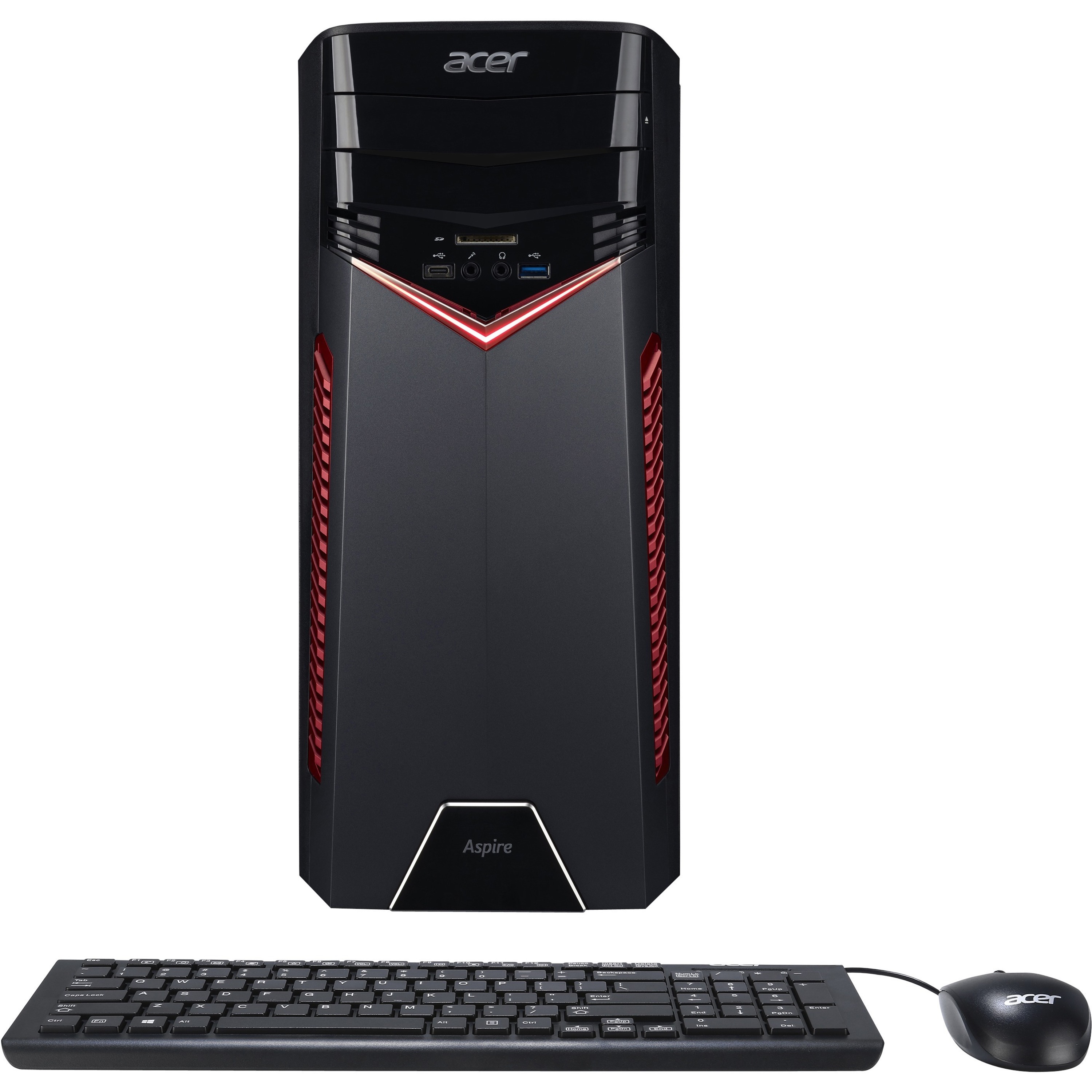 Acer Desktop Computer Aspire GX-281-UR16 AMD Ryzen 5 1400 8GB DDR4