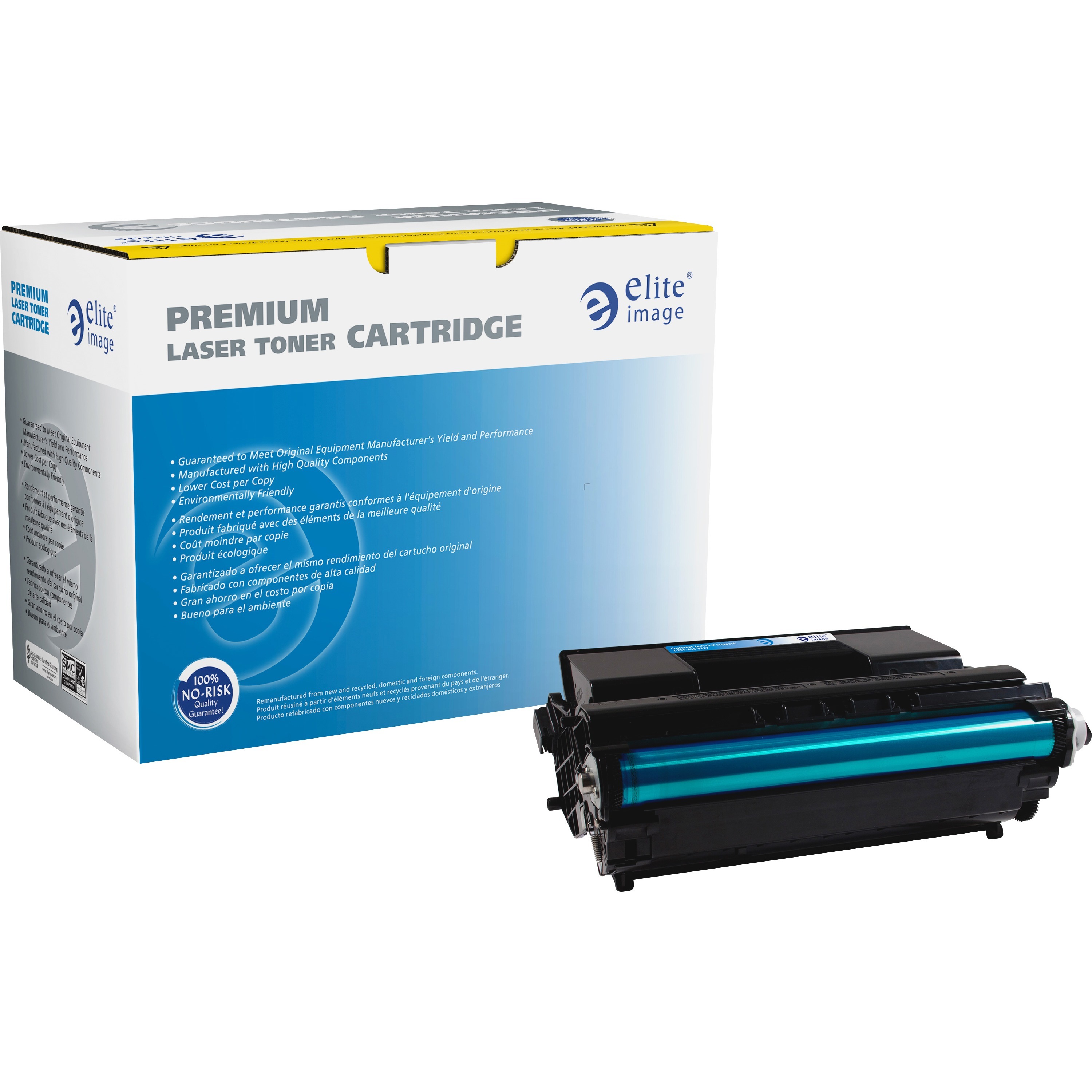 Elite Image LED Toner Cartridge - Black - 1 Each