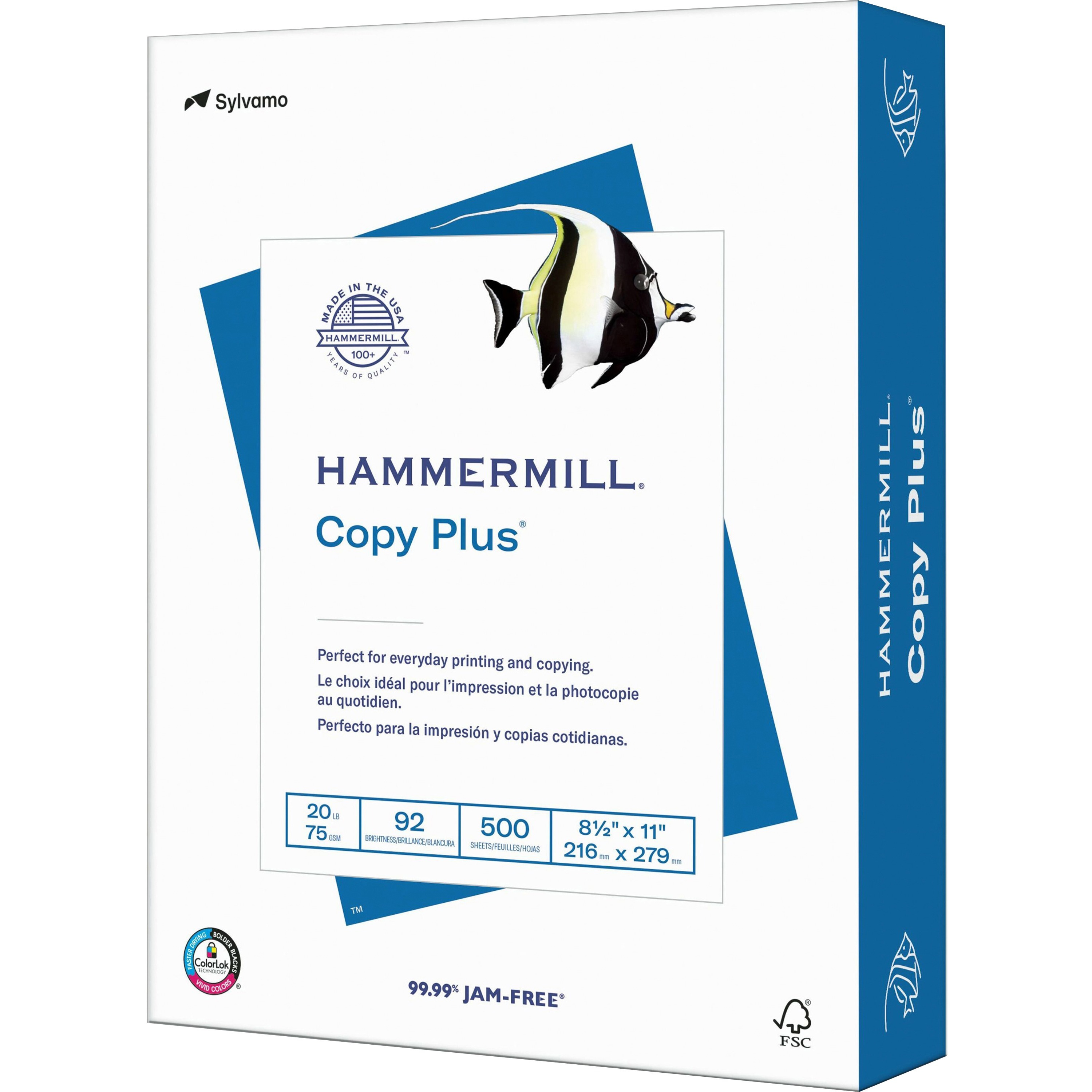 Hammermill Color Multi-Use Printer & Copier Paper, Ultra Tabloid Extra Size  (18 x 12), Ream Of 500 Sheets, 100 (U.S.) Brightness, 28 Lb, White