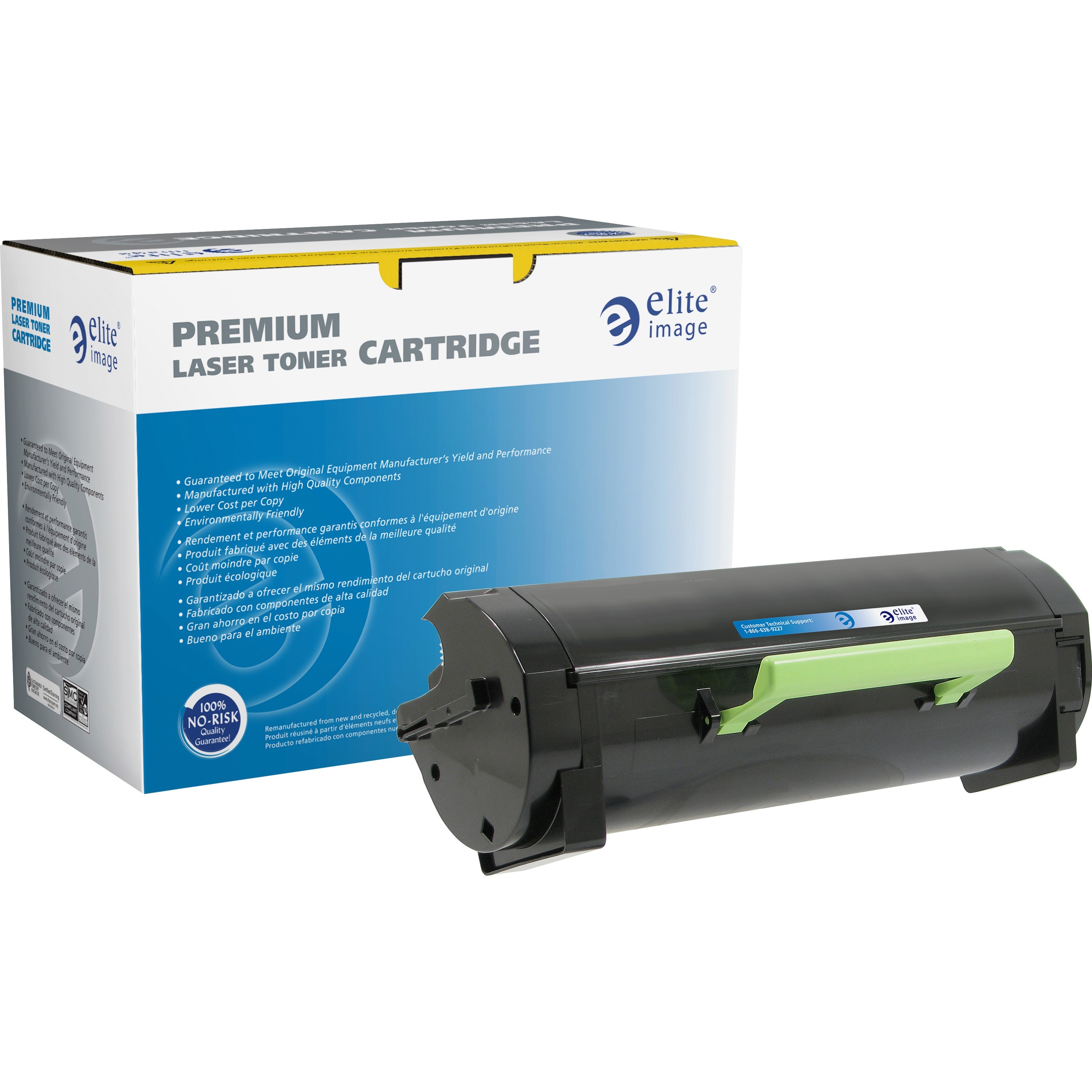 Elite Image Remanufactured High Yield Laser Toner Cartridge - Black - 1 Each