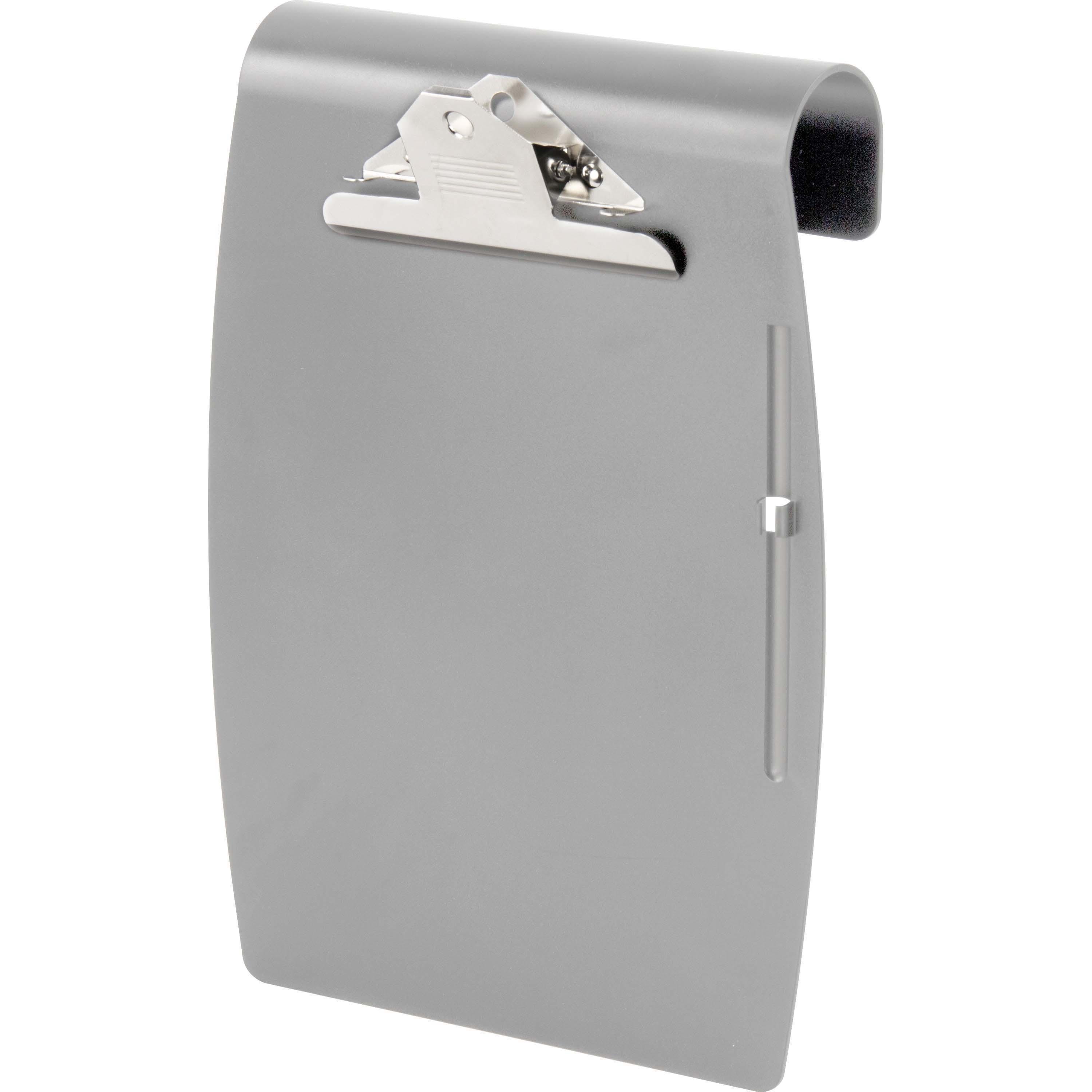 Wilson Jones Hang It Clipboard 8 1/2" x 11" Polypropylene Gray
