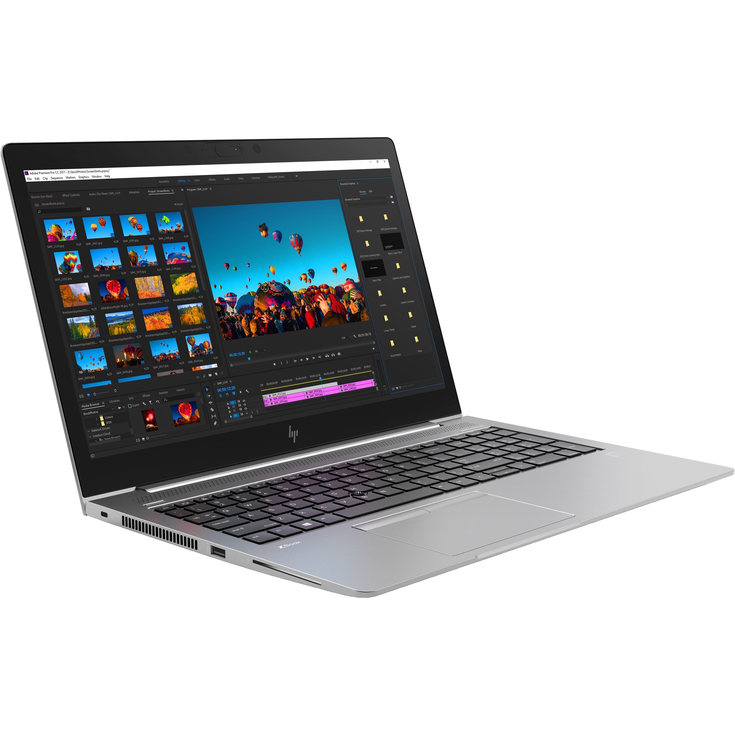 HP ZBook Intel Core i7 8th Gen 15.6
