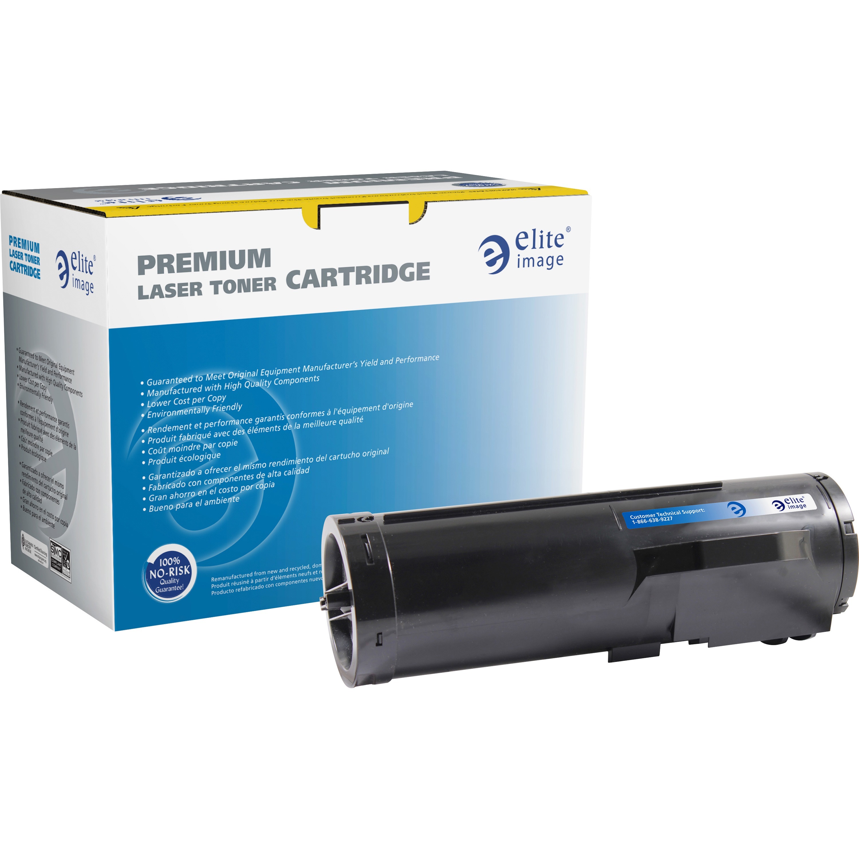 Elite Image Remanufactured High Yield Laser Toner Cartridge - Single Pack 106R02722 - Black - 1 Each