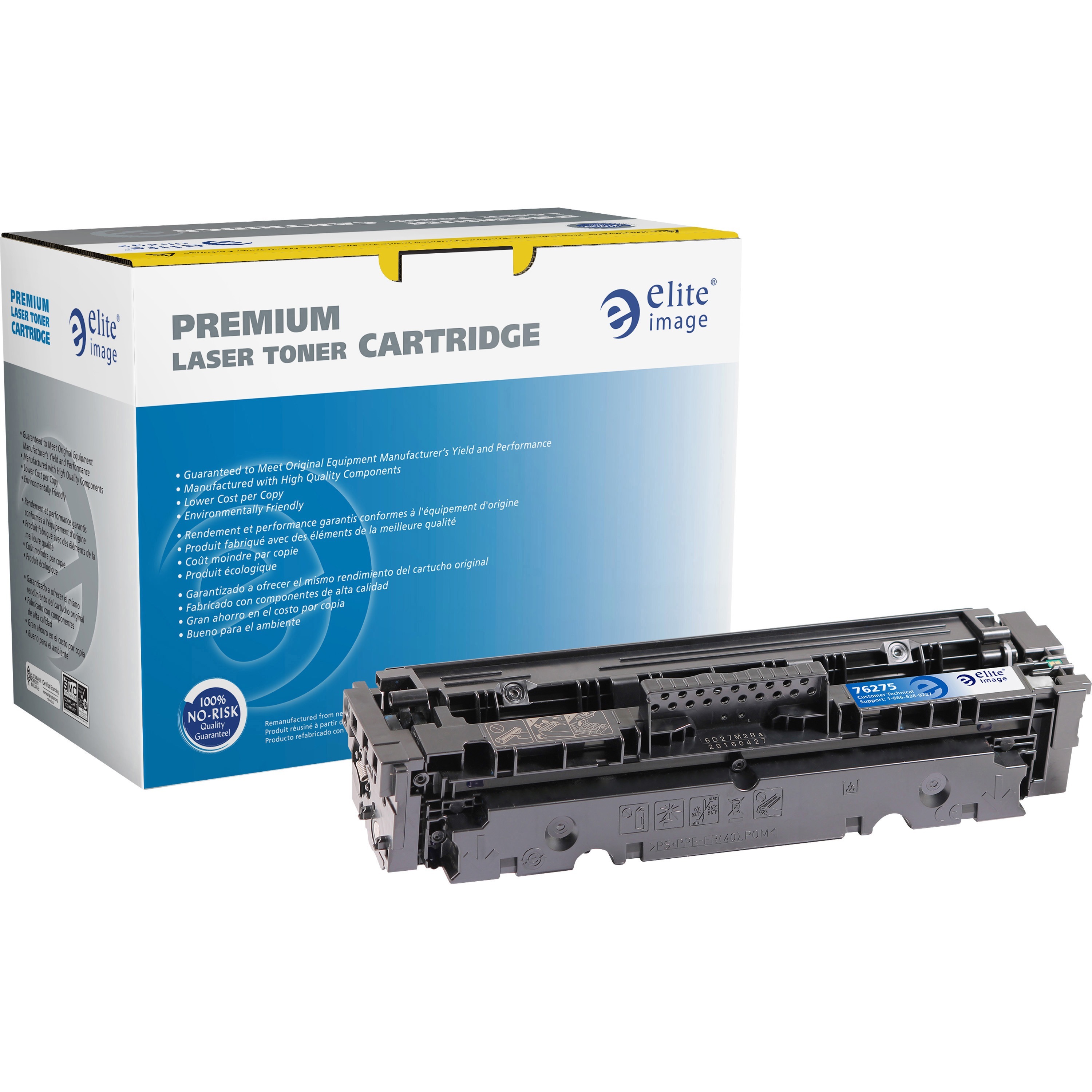 Elite Image Remanufactured Economy Yield Laser Toner Cartridge - Single Pack 410A (CF413A) - Magenta - 1 Each