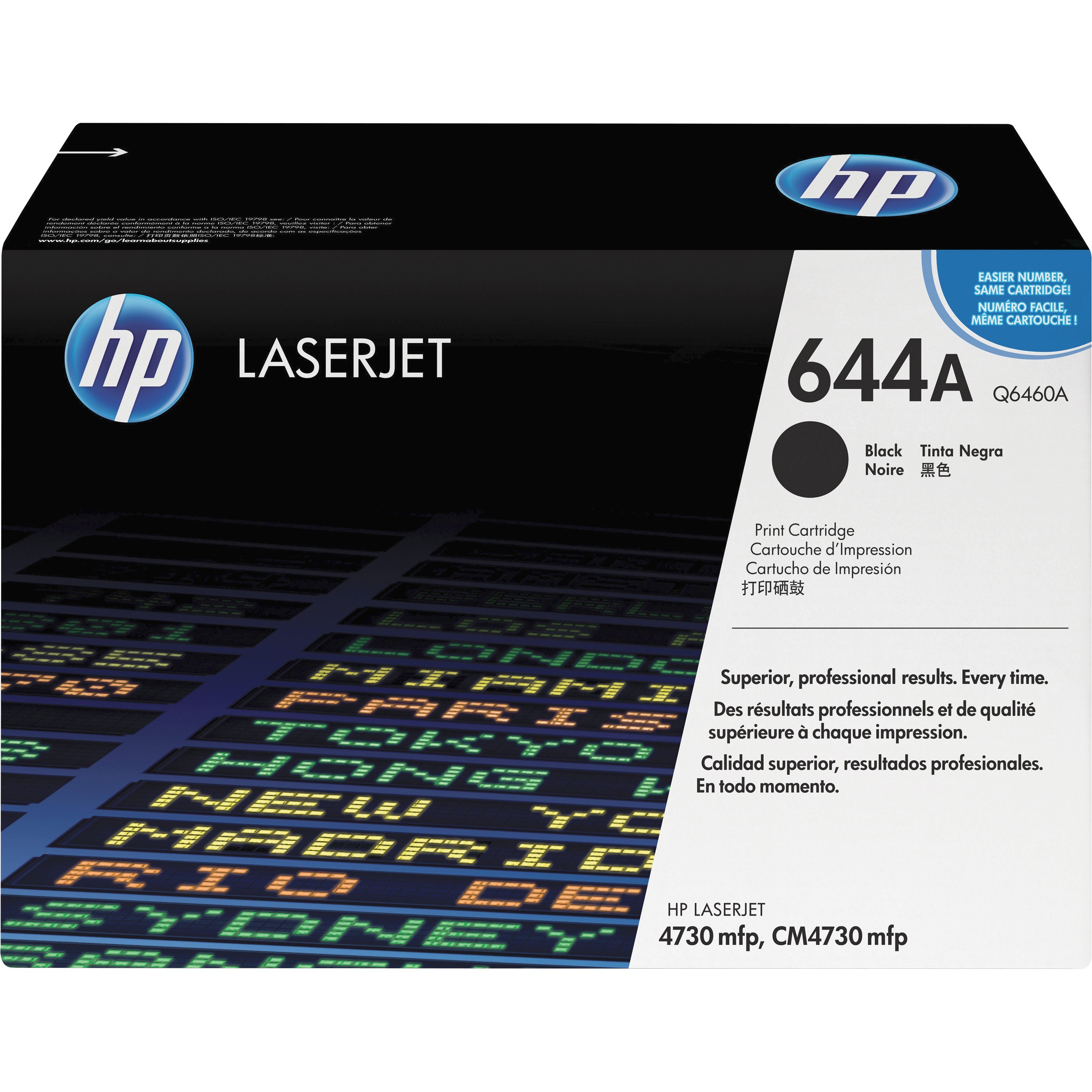 HP 644A (Q6460A) Original Toner Cartridge Single Pack Laser 12000