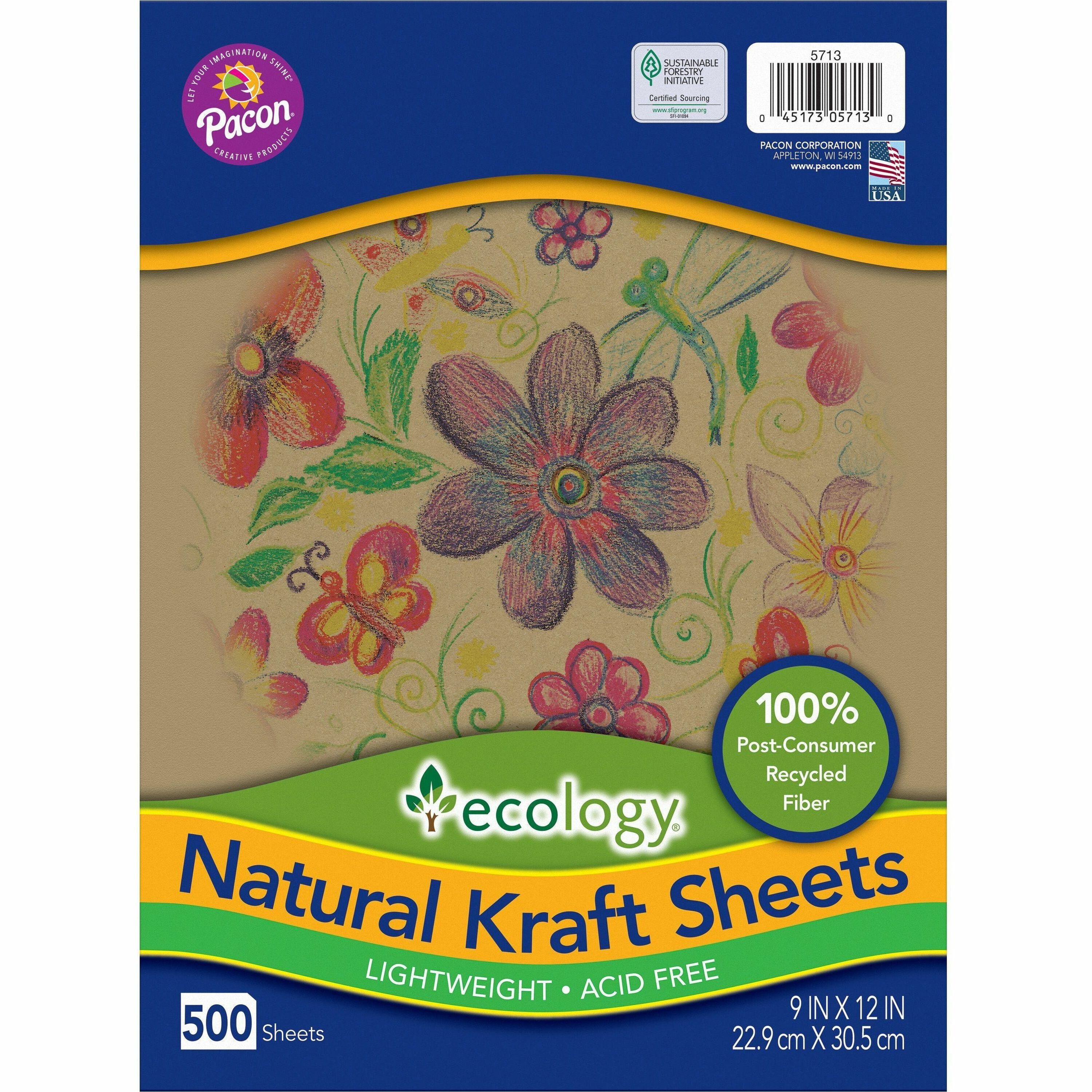 Ecology Natural Kraft Sheets