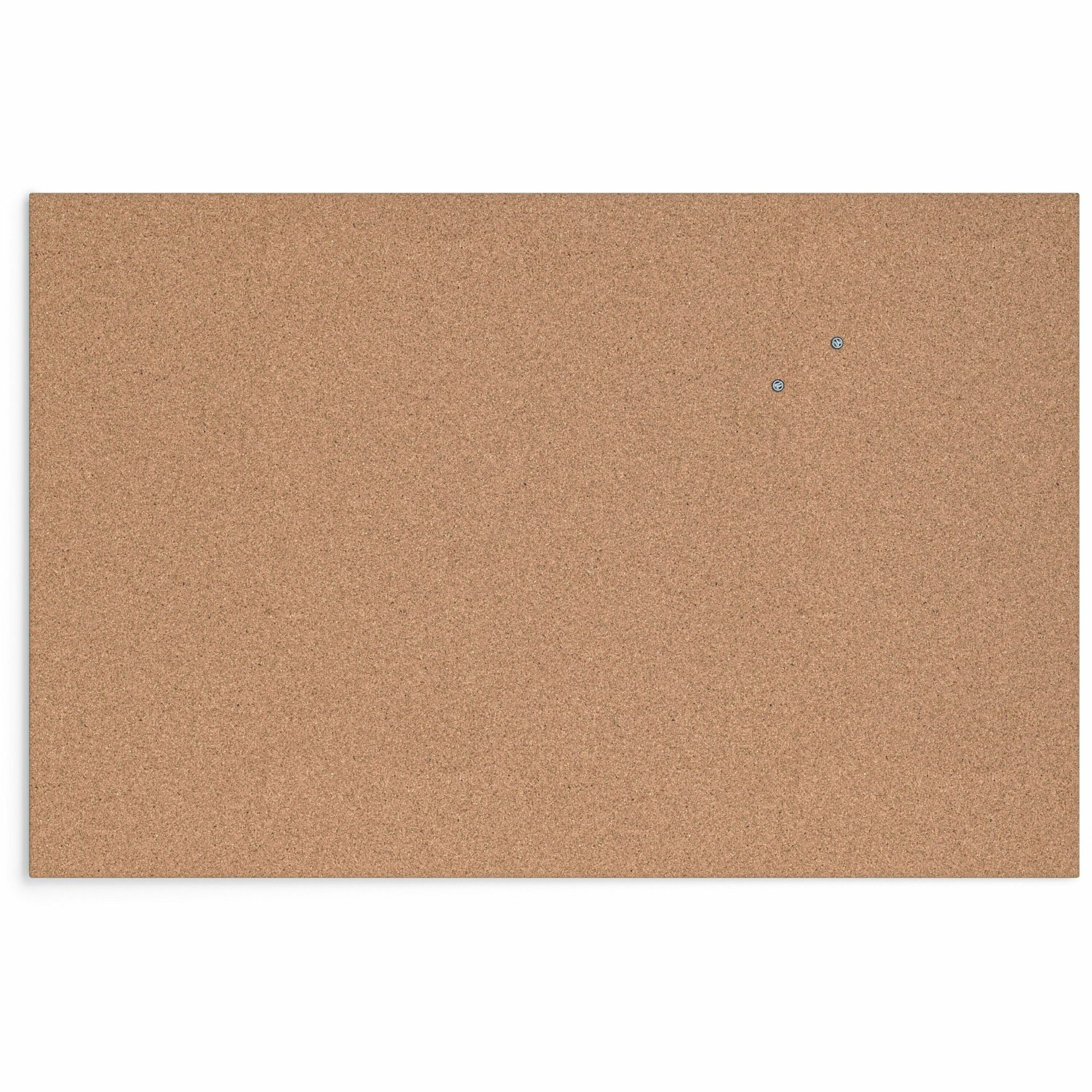 U Brands Frameless Cork Canvas Bulletin Board
