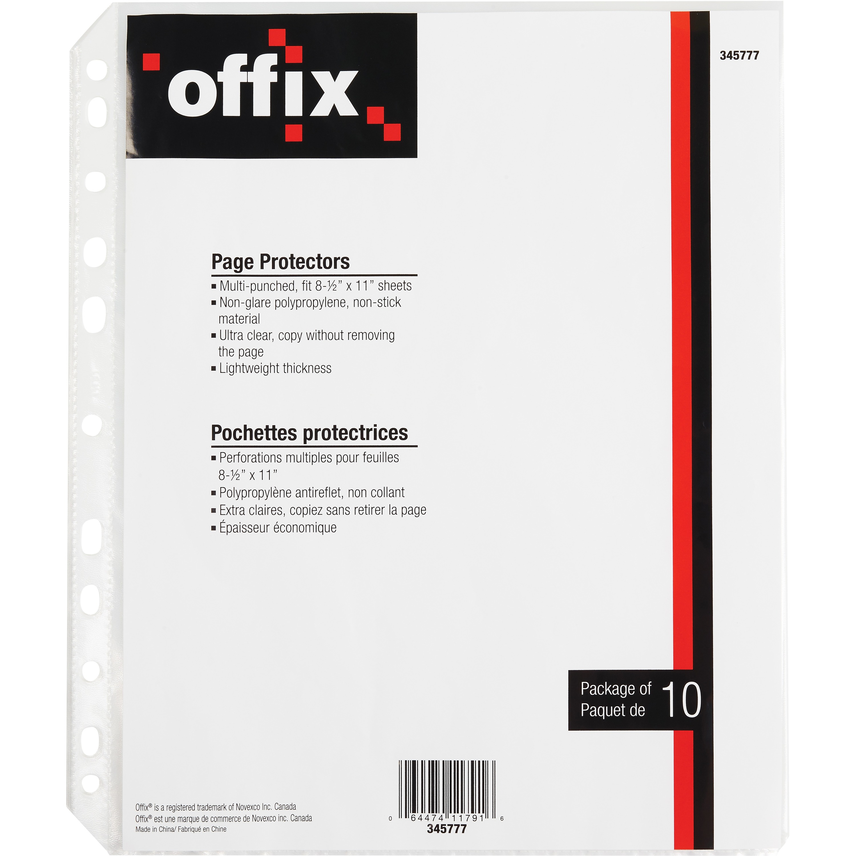 Business Source Heavyweight Sheet Protectors - For Letter 8 1/2 x