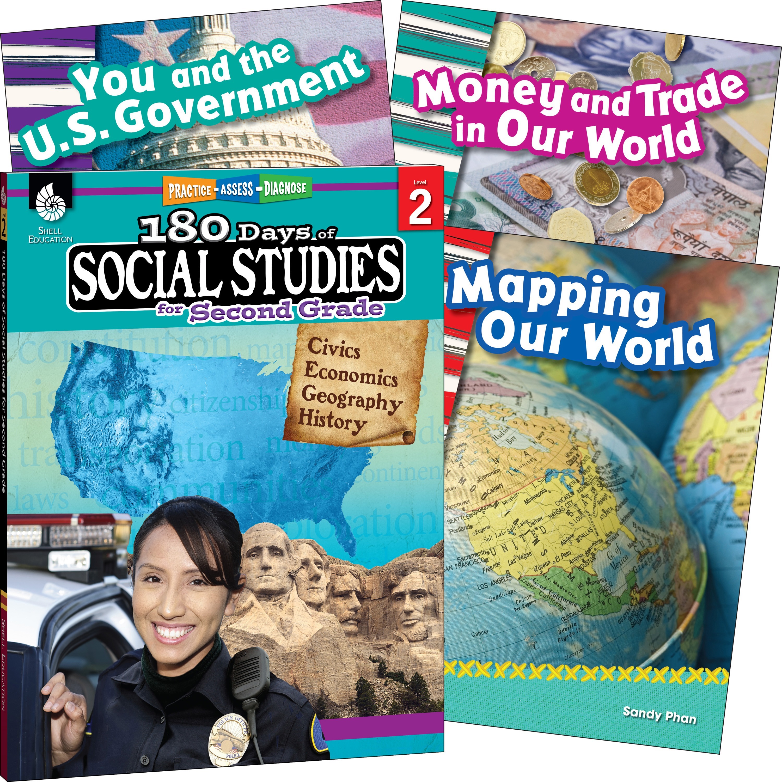 Shell Education Learn At Home Social Studies Books Printed Book