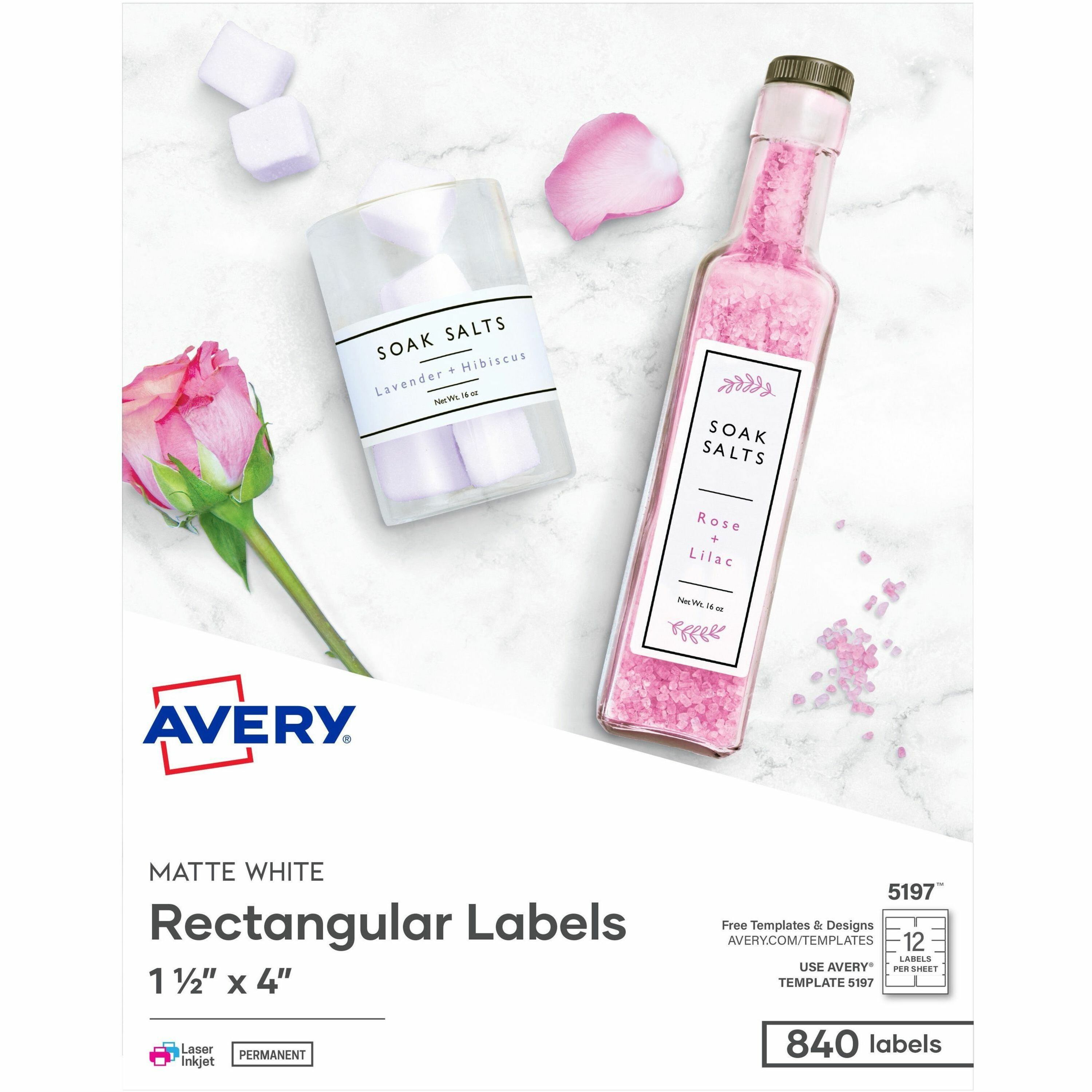 Avery&reg; Rectangle Labels