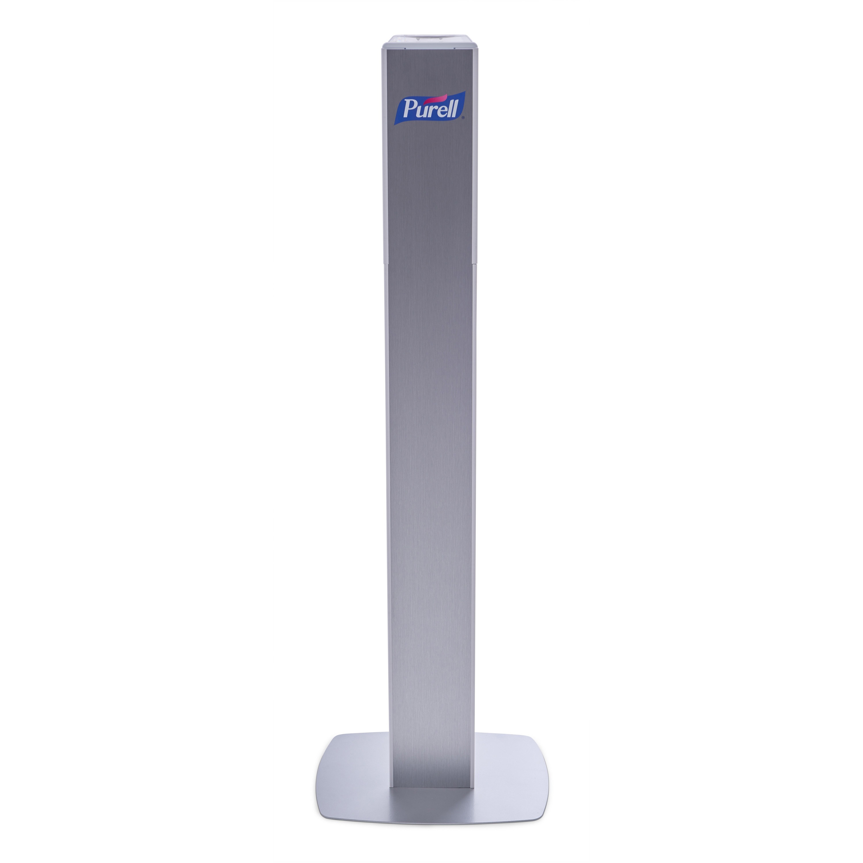 PURELL&reg; Messenger ES8 Silver Panel Floor Stand with Dispenser