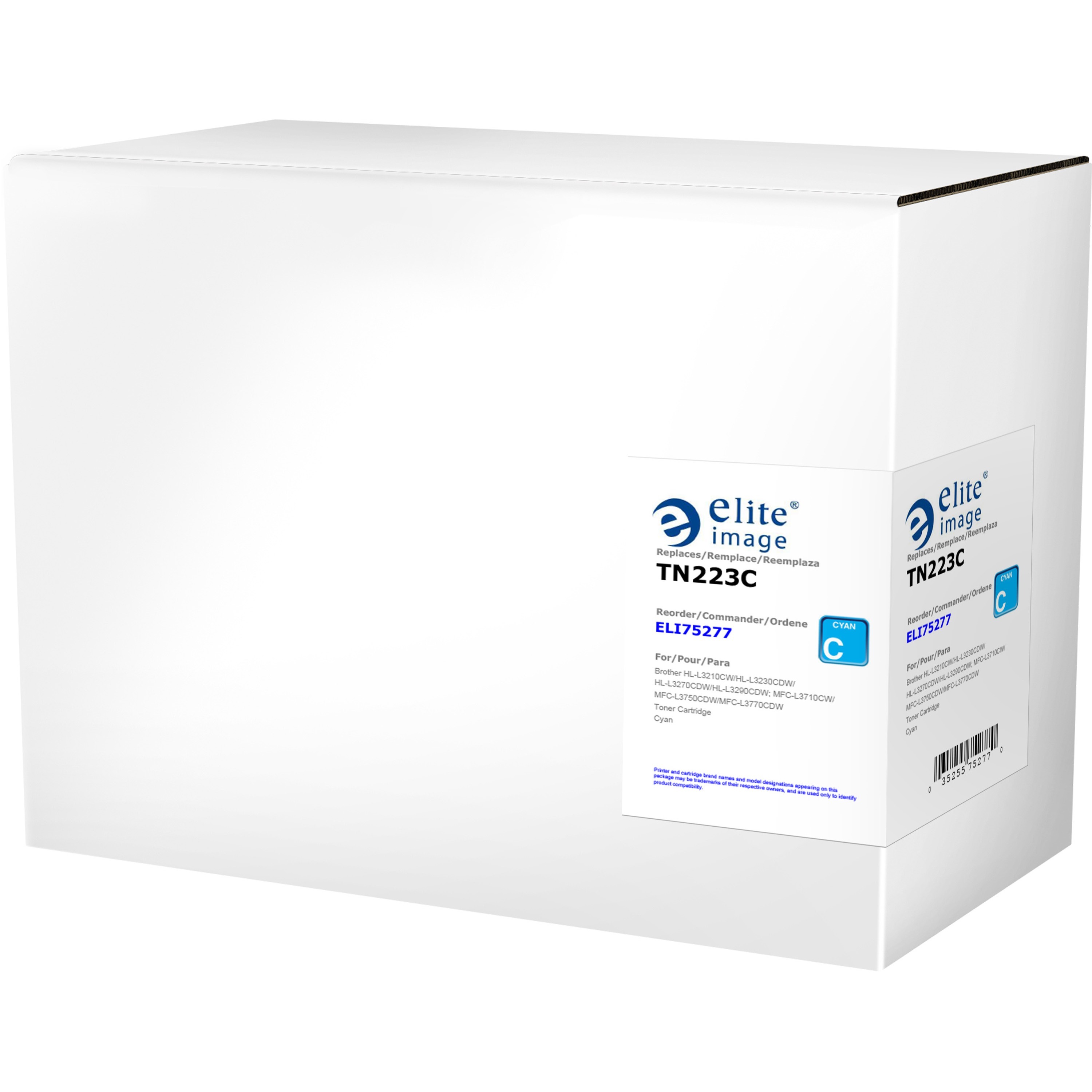 Elite Image Remanufactured Standard Yield Laser Toner Cartridge TN223, TN227 - Cyan - 1 Each