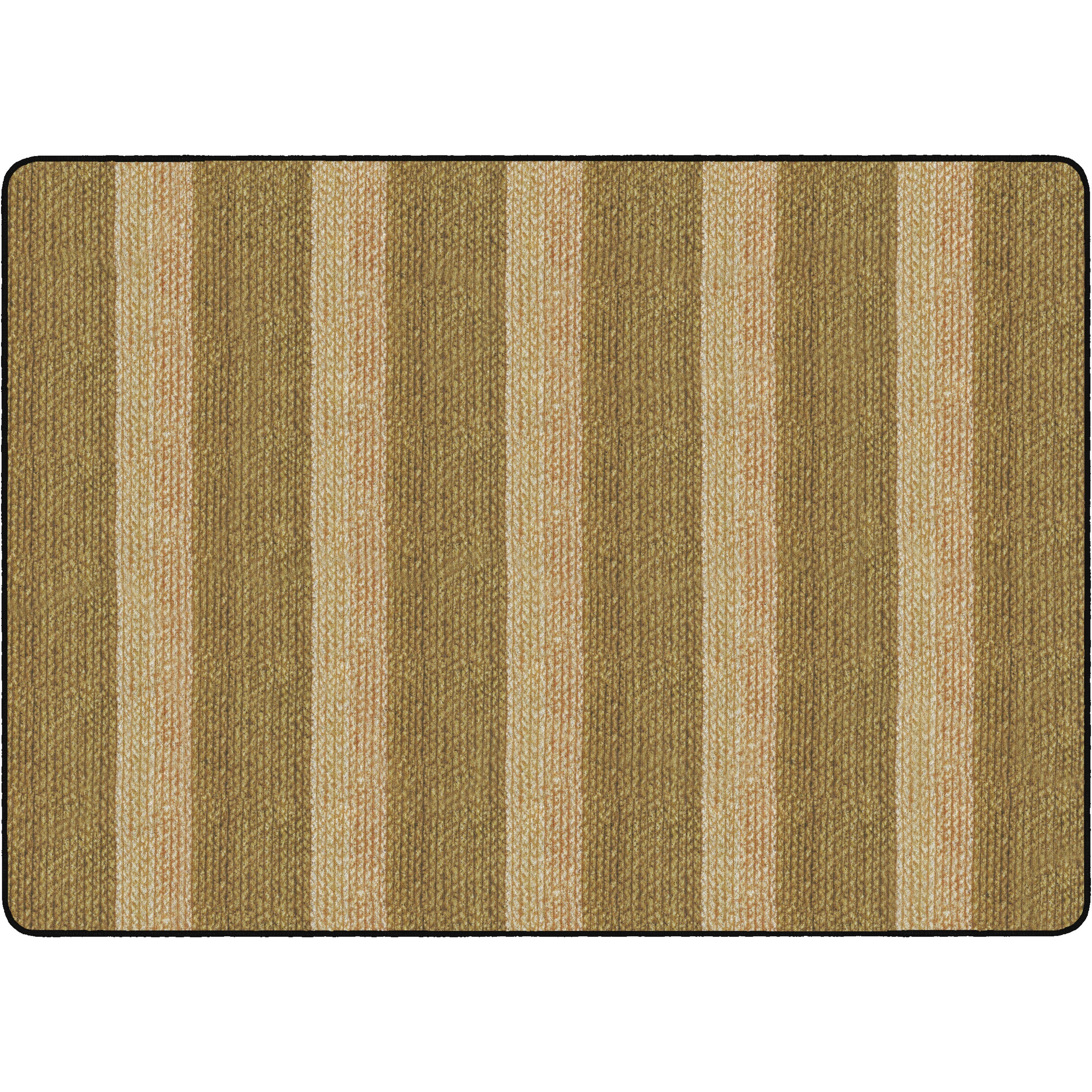 Flagship Carpets Basketweave Stripes Classroom Rug