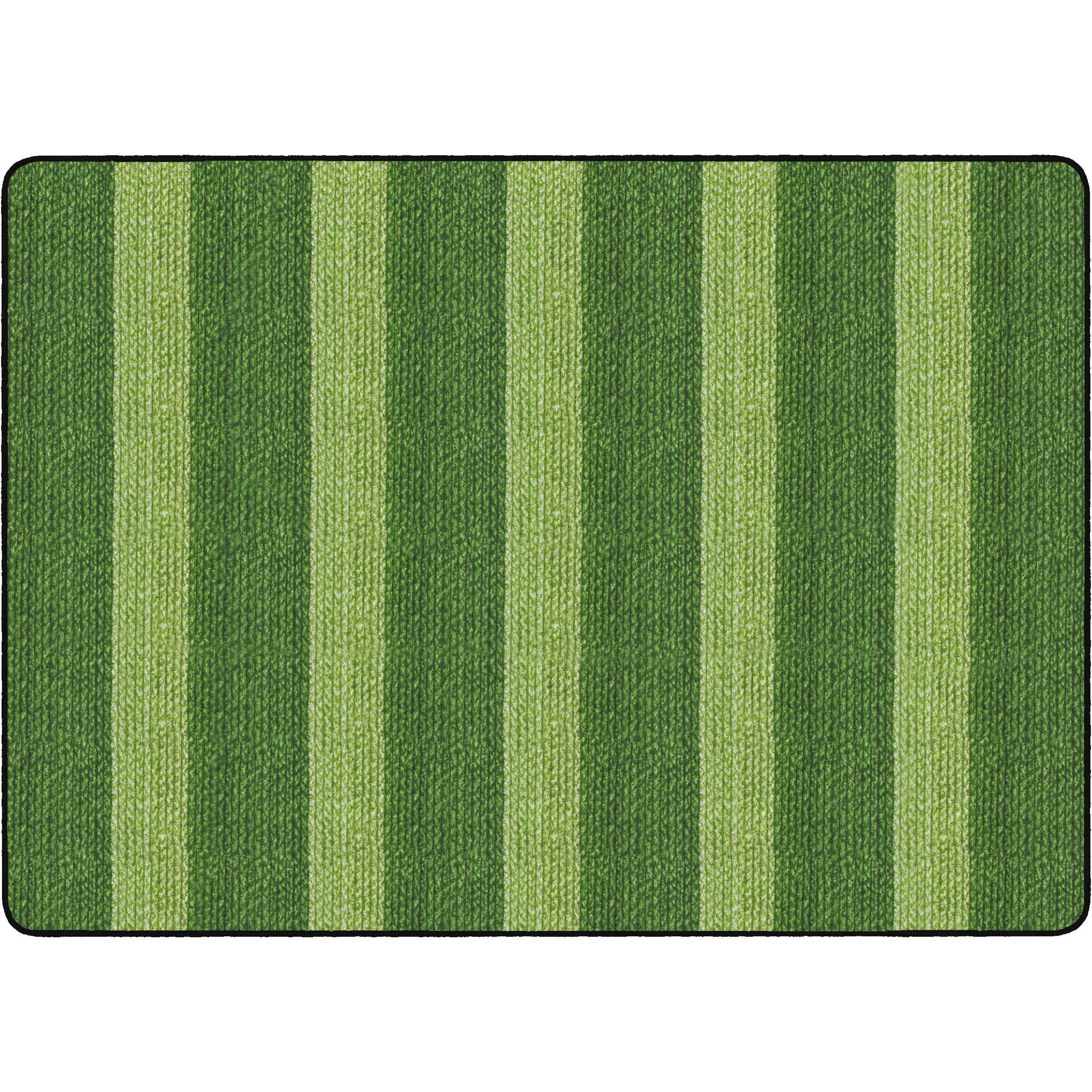 Flagship Carpets Basketweave Stripes Classroom Rug
