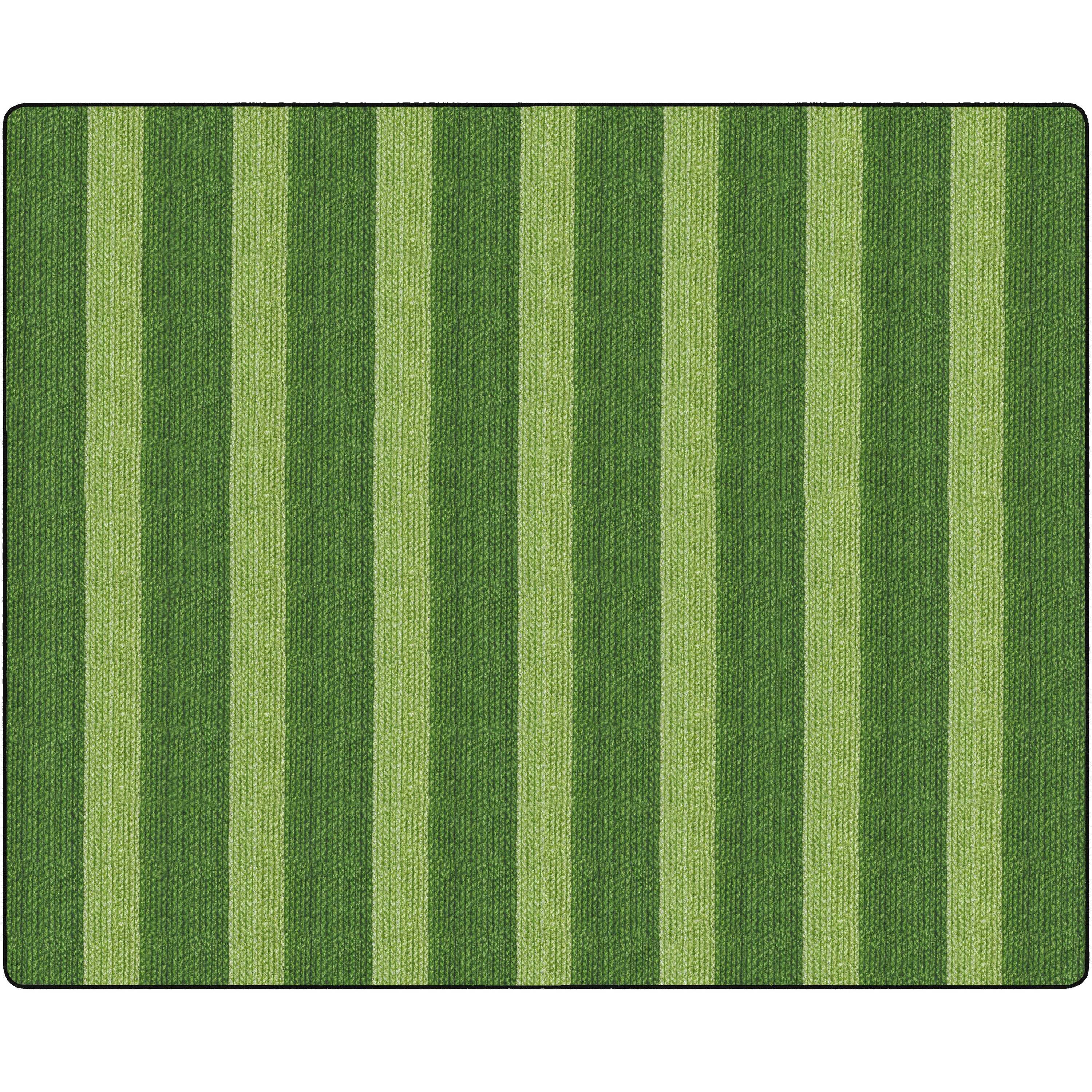 Flagship Carpets Basketweave Stripes Classroom Rug