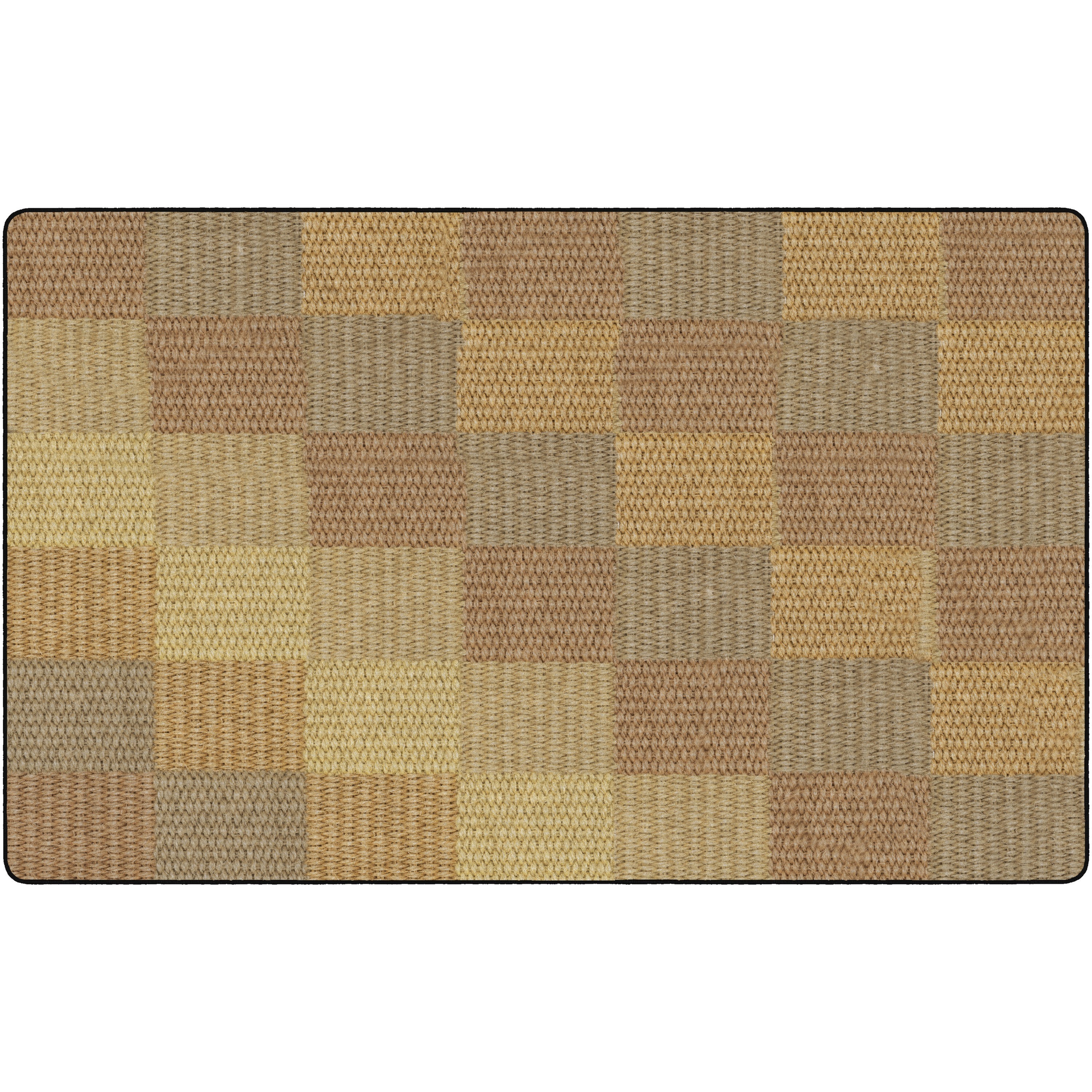 Flagship Carpets Basketweave Blocks Class Rug