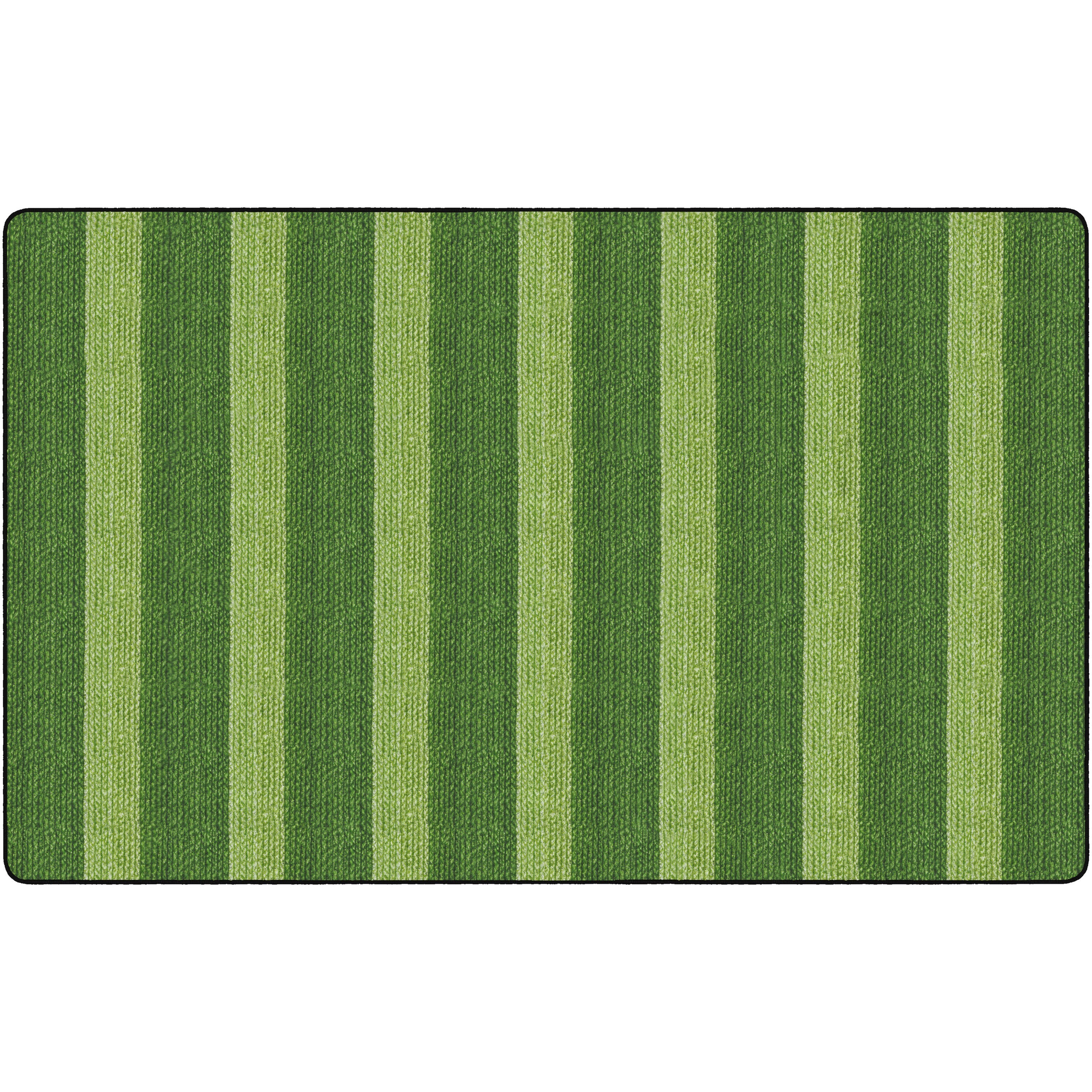 Flagship Carpets Basketweave Stripes Classroom Rug