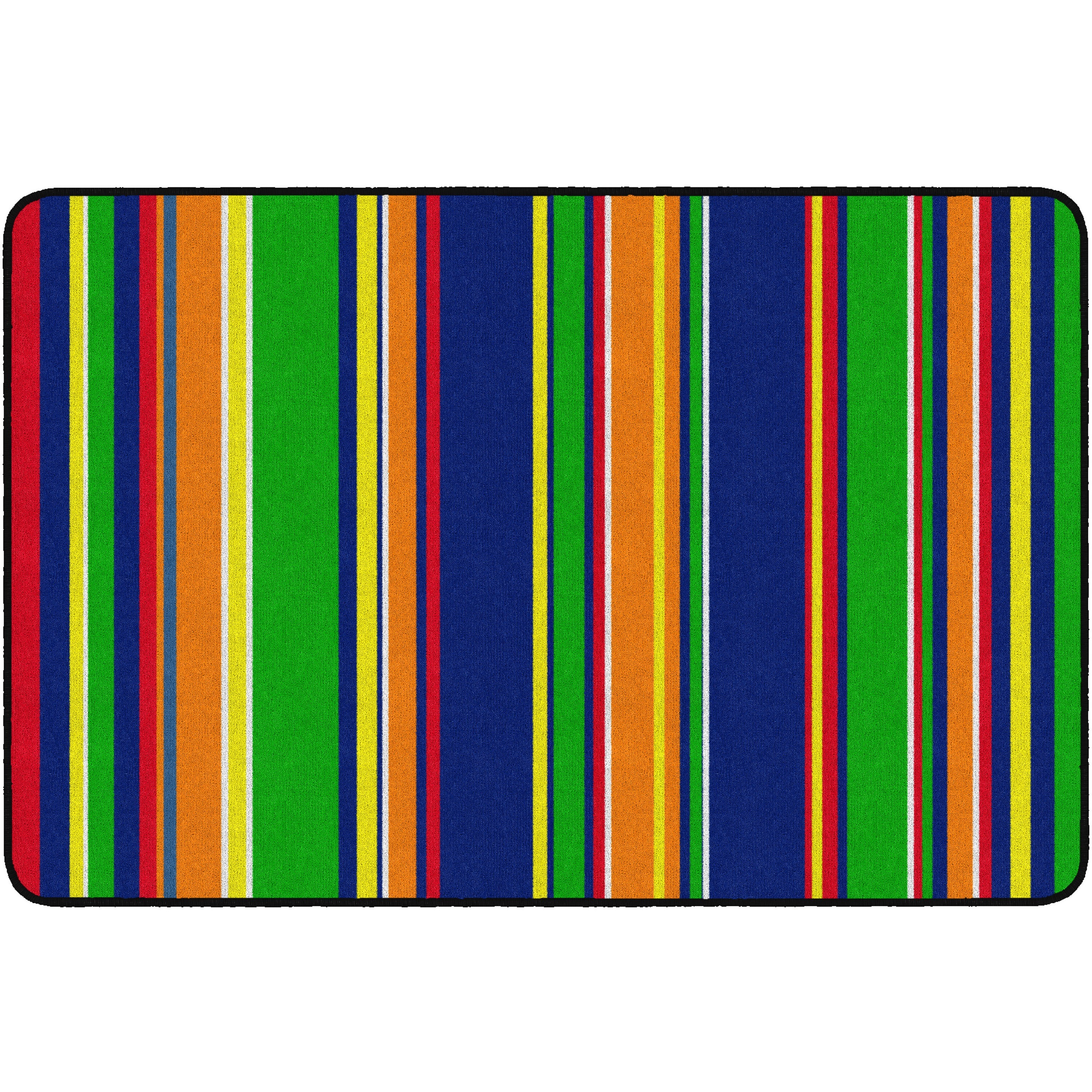 Flagship Carpets Basics Stripes Classroom Rug