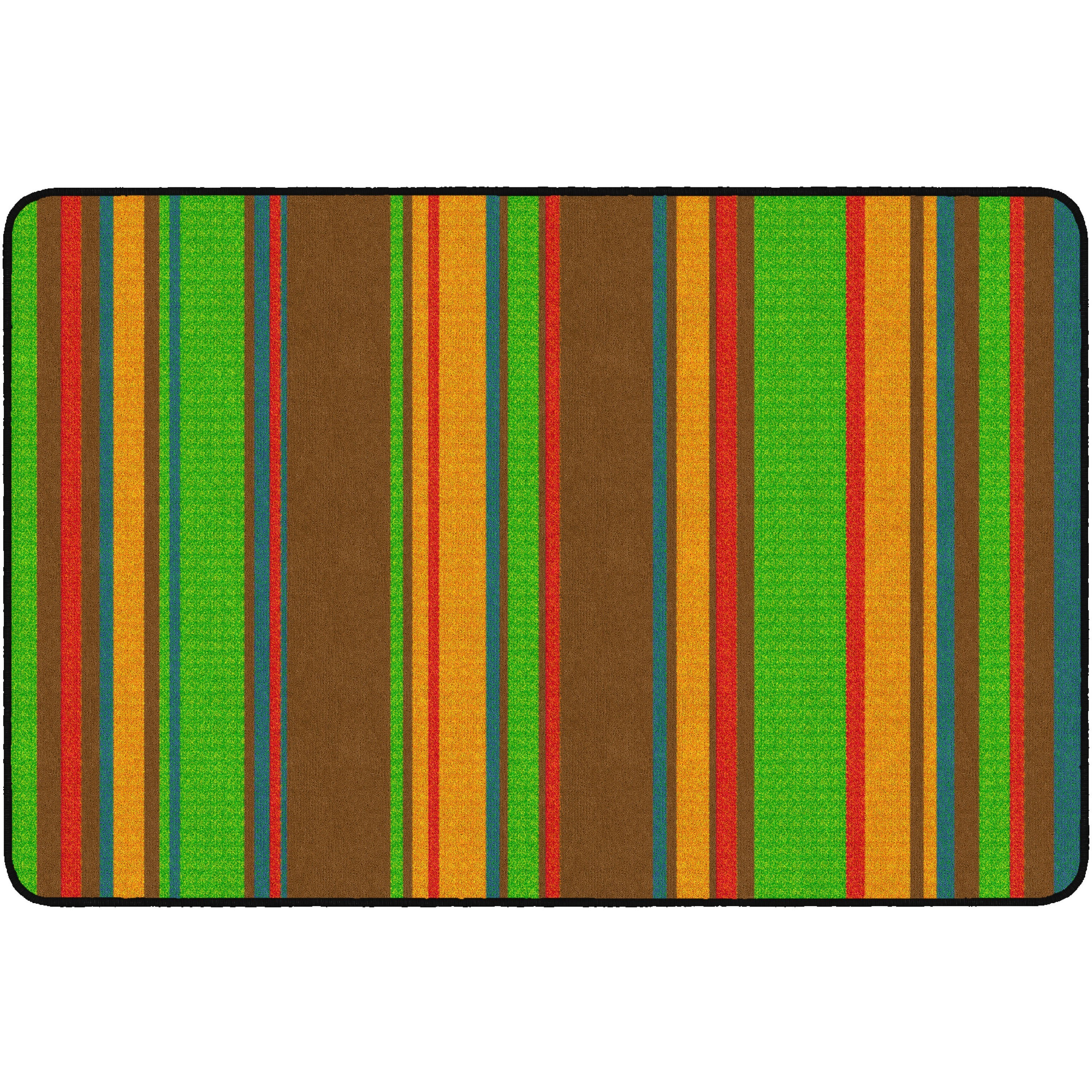 Flagship Carpets Basics Stripes Classroom Rug