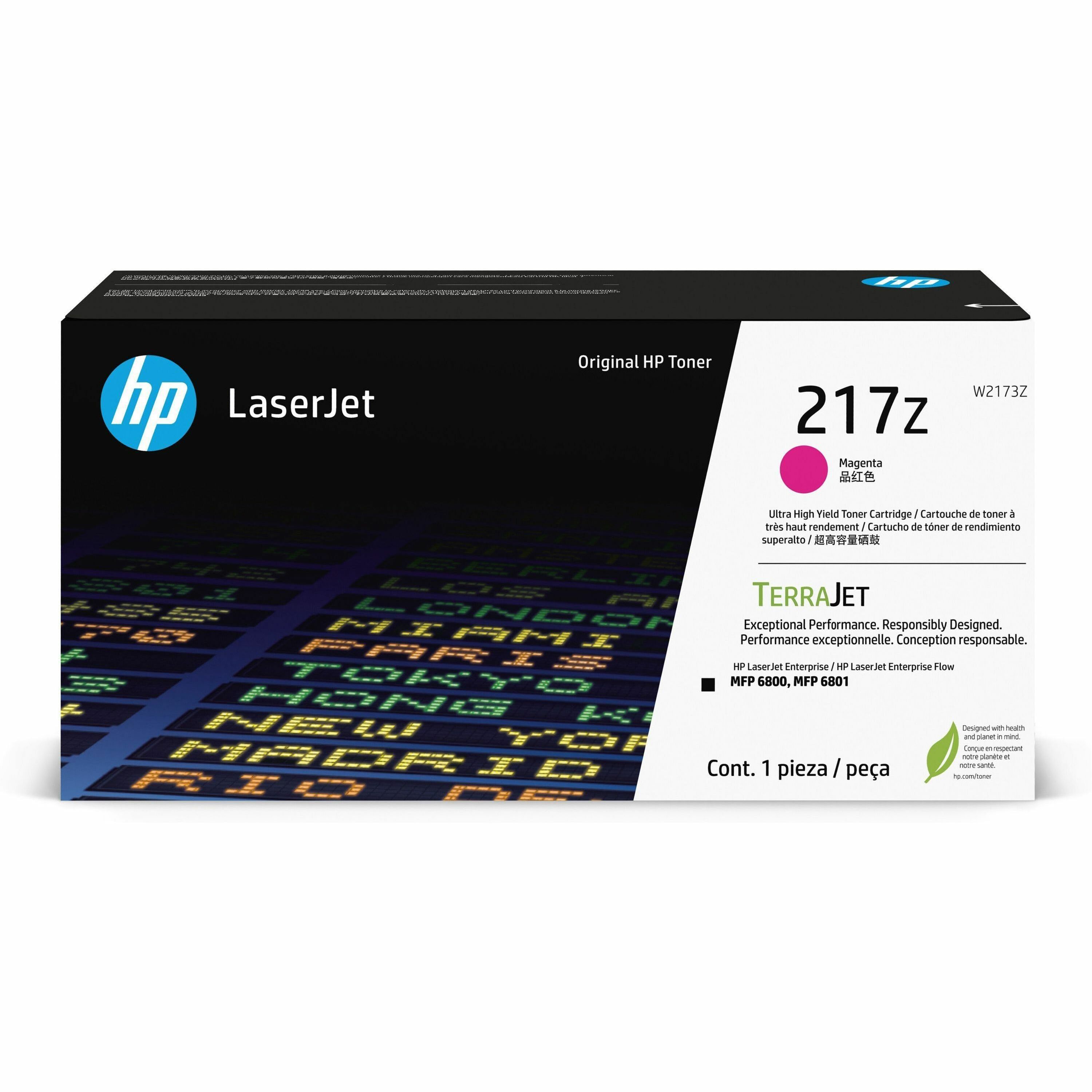 HP 217Z Original Laser Toner Cartridge - Magenta - 1 Each