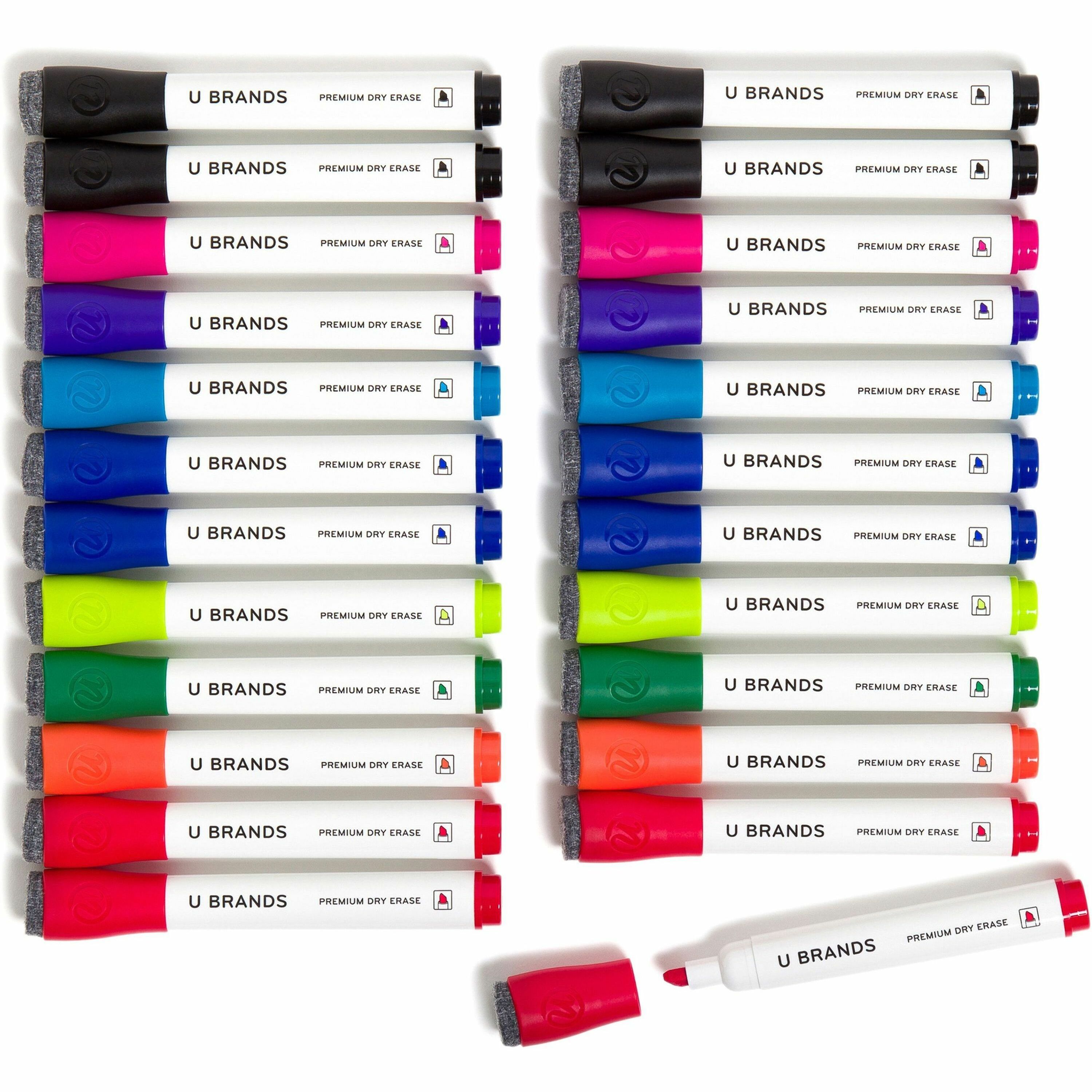 U Brands Chisel Tip Dry-Erase Markers