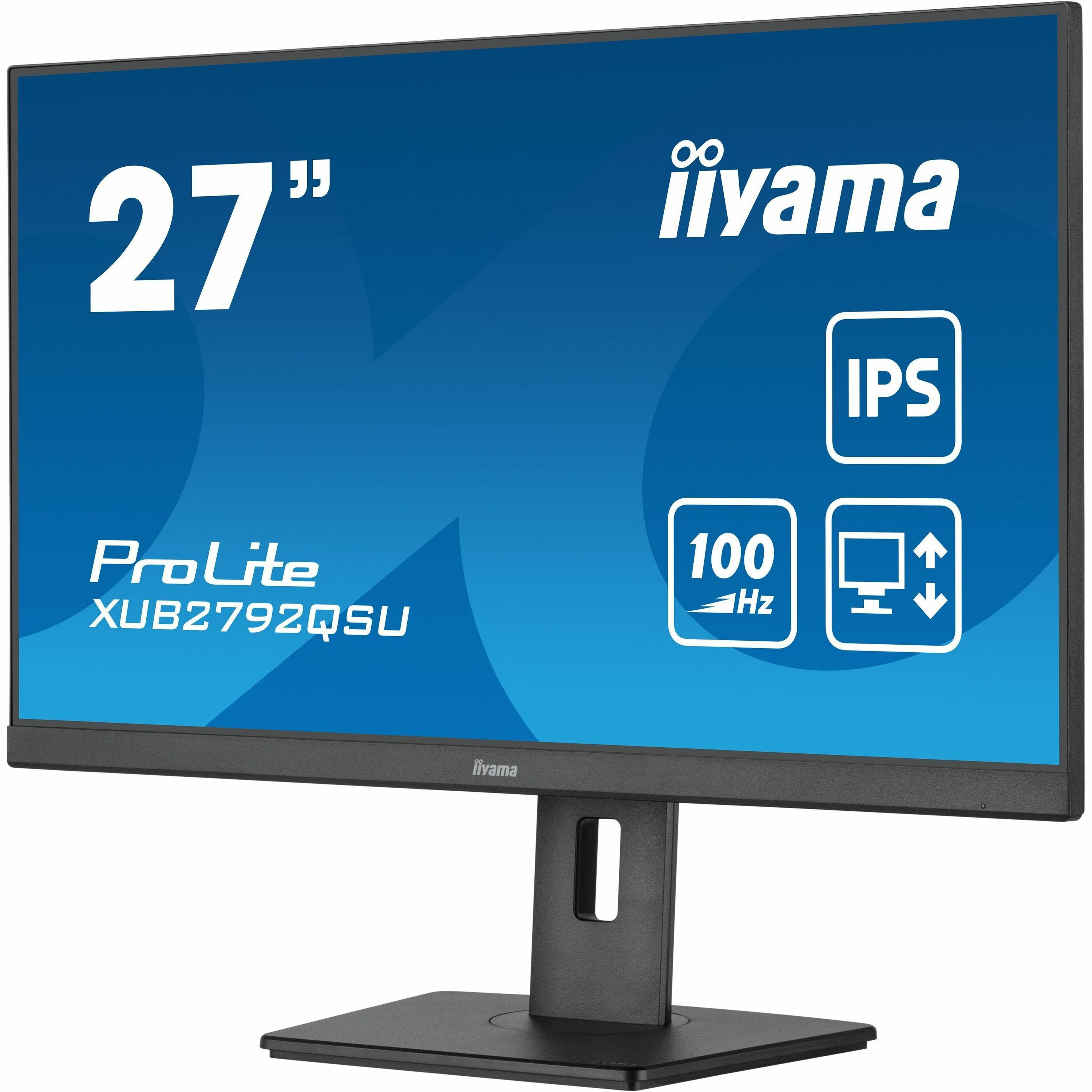 Iiyama XUB2792QSU-B6 – Monitor 27" IPS QHD 100Hz, 1HDMI 1DP, Regolabile In Altezza
