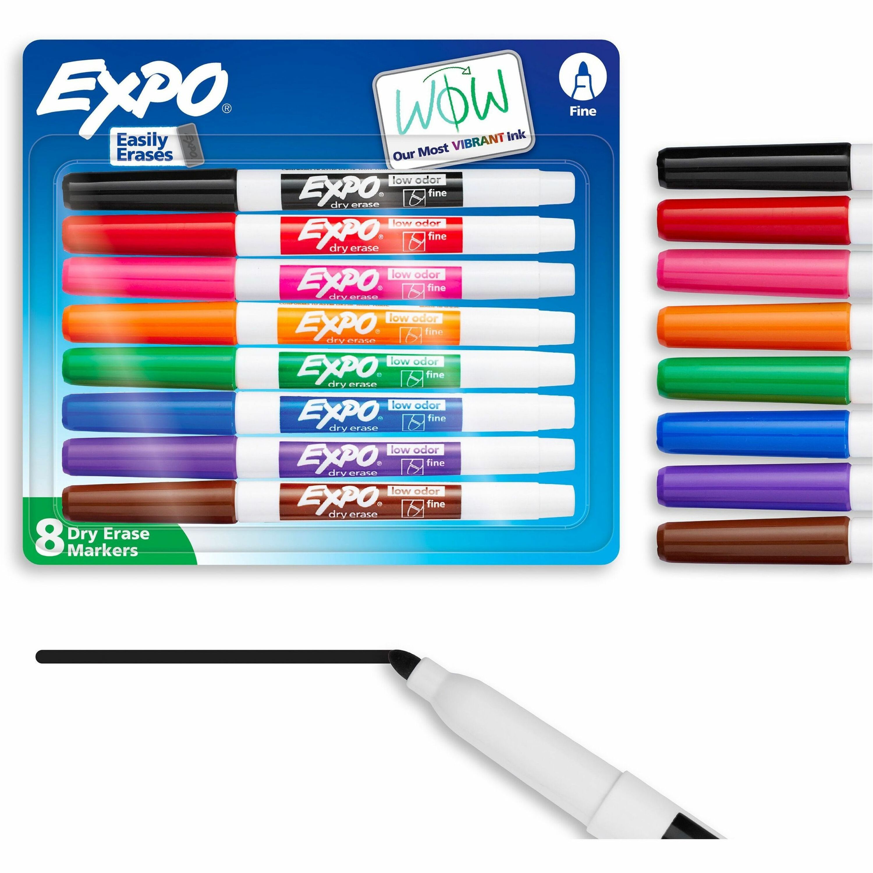 Expo Low-Odor Dry Erase Markers