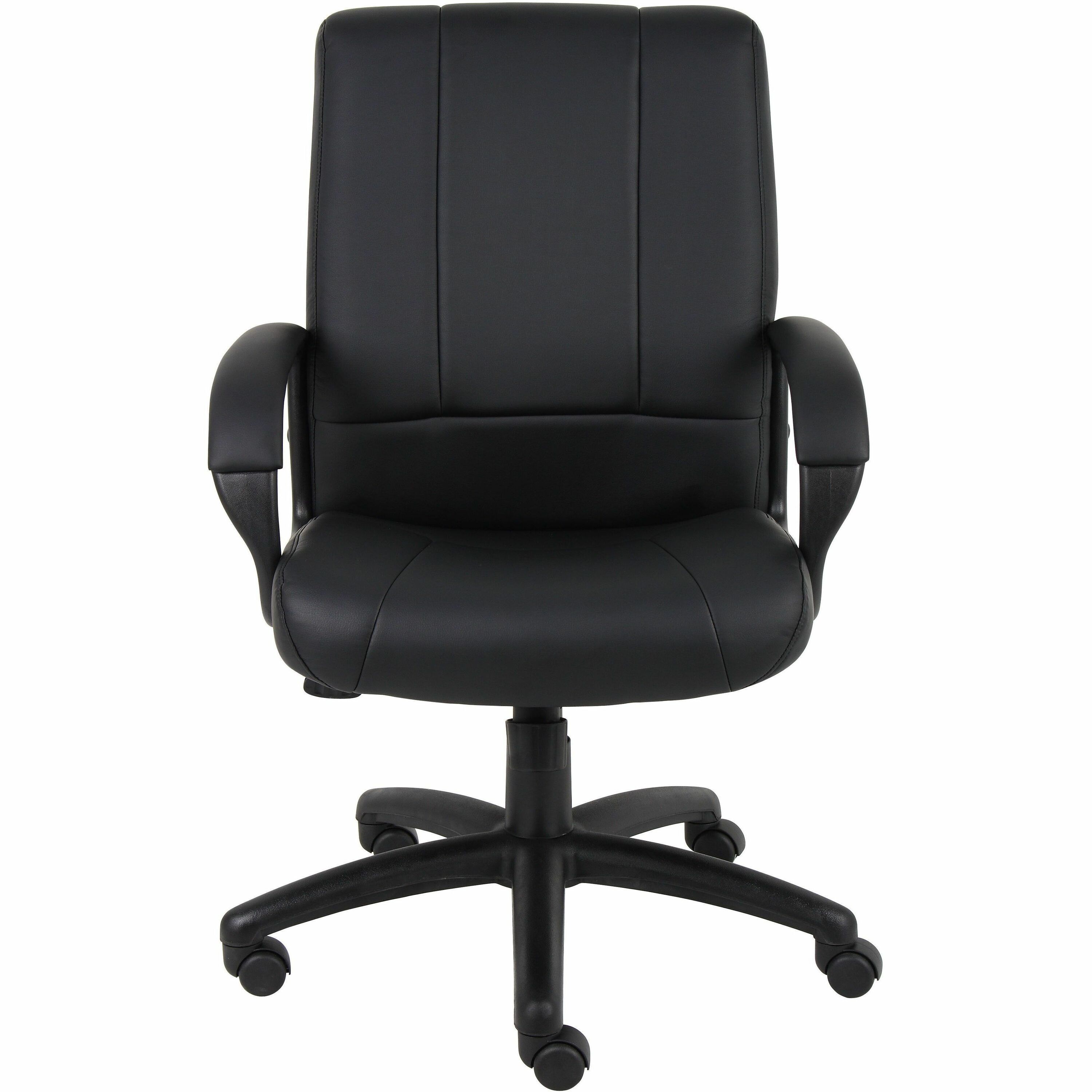 Boss Caressoftplus Vinyl Executive Mid Back Chair