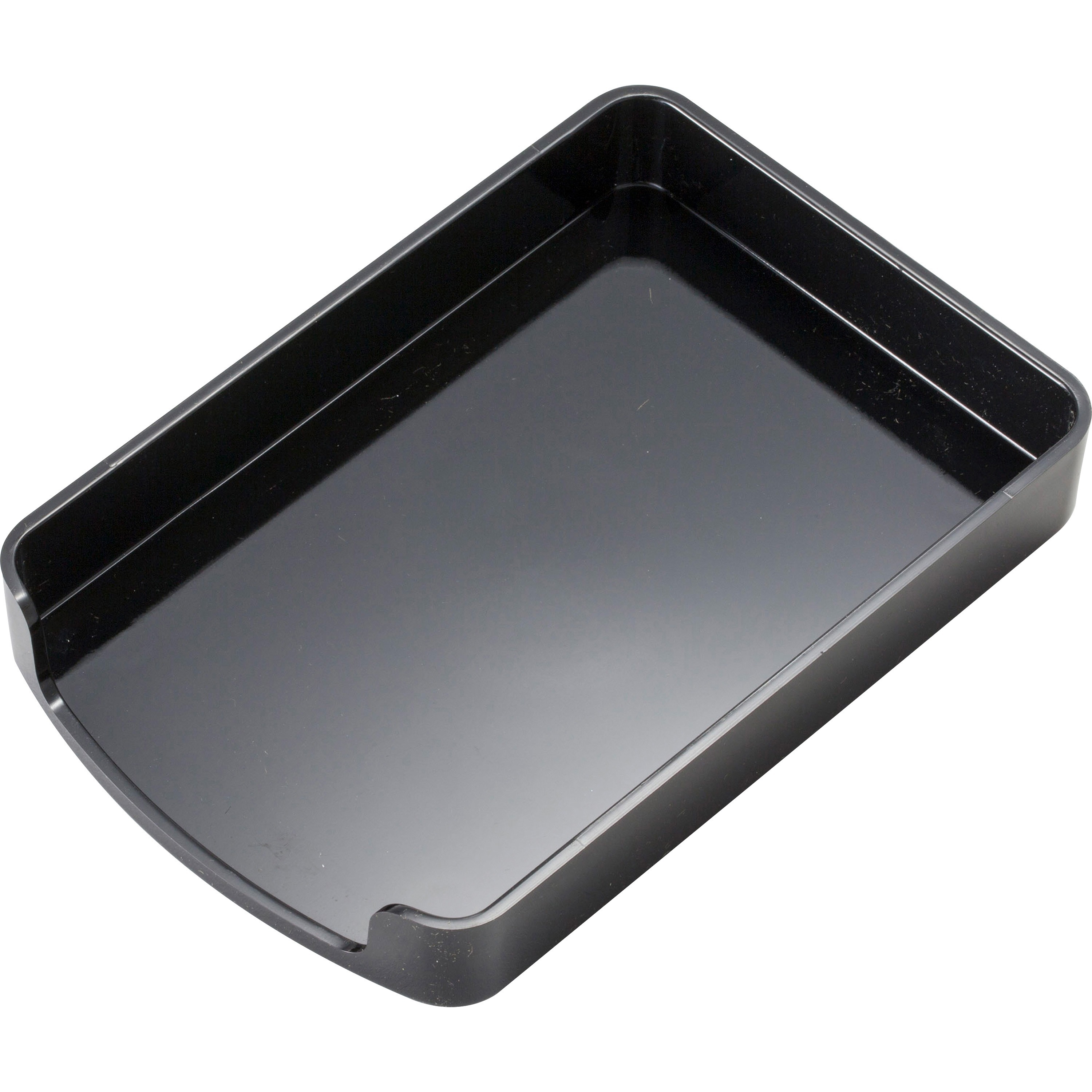 Officemate Memo Holder - Black Plastic Paper Organizer For Desk 4x6 Inches