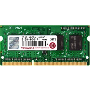 TRANSCEND 4GB DDR3L SDRAM Memory Module - 4 GB - DDR3L-1600/PC3-12800 DDR3L SDRAM - CL11 - 1.35 V - Non-ECC - Unbuffered - 204-pin - SoDIMM(Open Box)