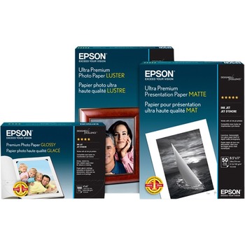 Epson Non-Glare Matte-Finish Inkjet Paper, Double-Weight, 36&quot; x 82ft Roll