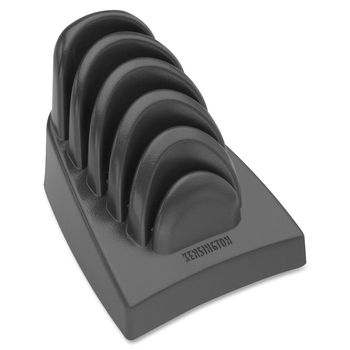 Kensington InSight Priority Puck Five-Slot Desktop Copyholder, Plastic, Dark Blue/Gray