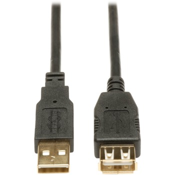 Tripp Lite by Eaton U024-006 6-ft. USB A/A Gold Extension Cable for USB 2.0 Cable USB-A M/F